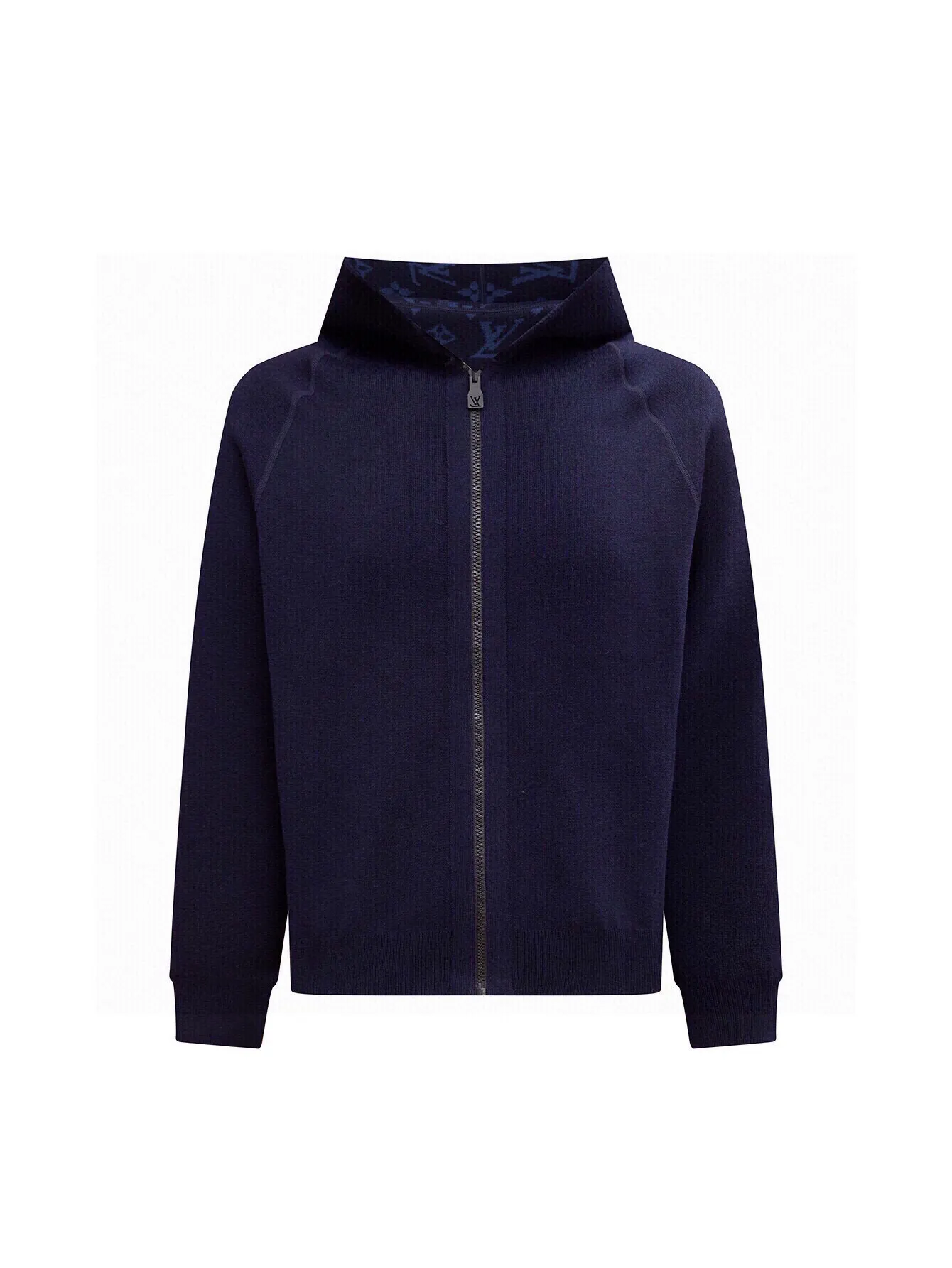 Monogram Reversible Cashmere-Blend Zip-Up Hoodie D27016408 — view 3