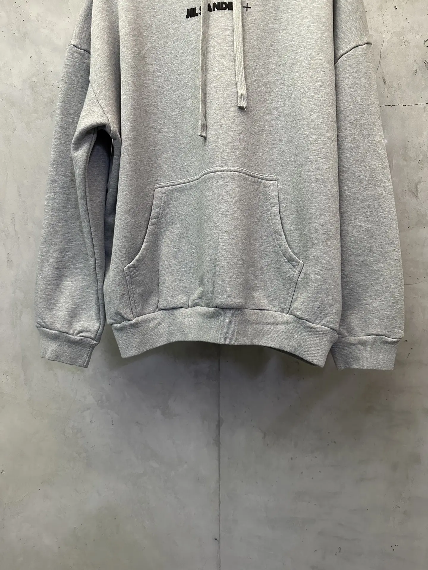 Logo Print Oversized Cotton Hoodie D27021833 — view 4