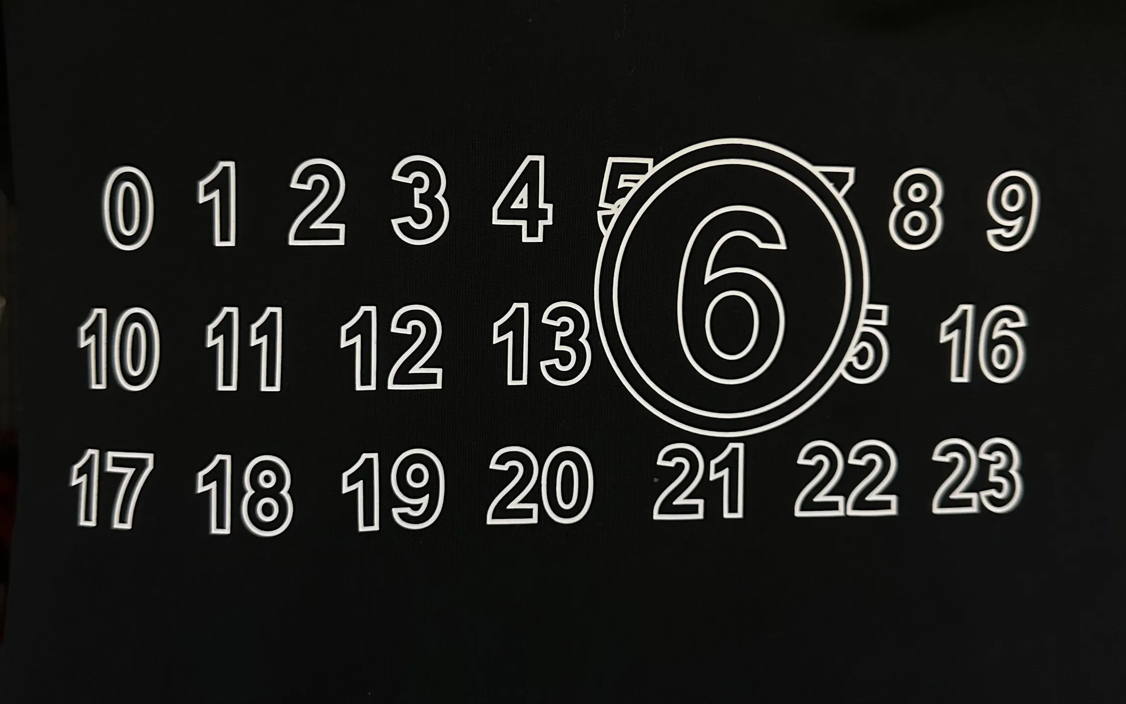 MM6 Maison Margiela Numeric Logo Hoodie D27021813 — view 8