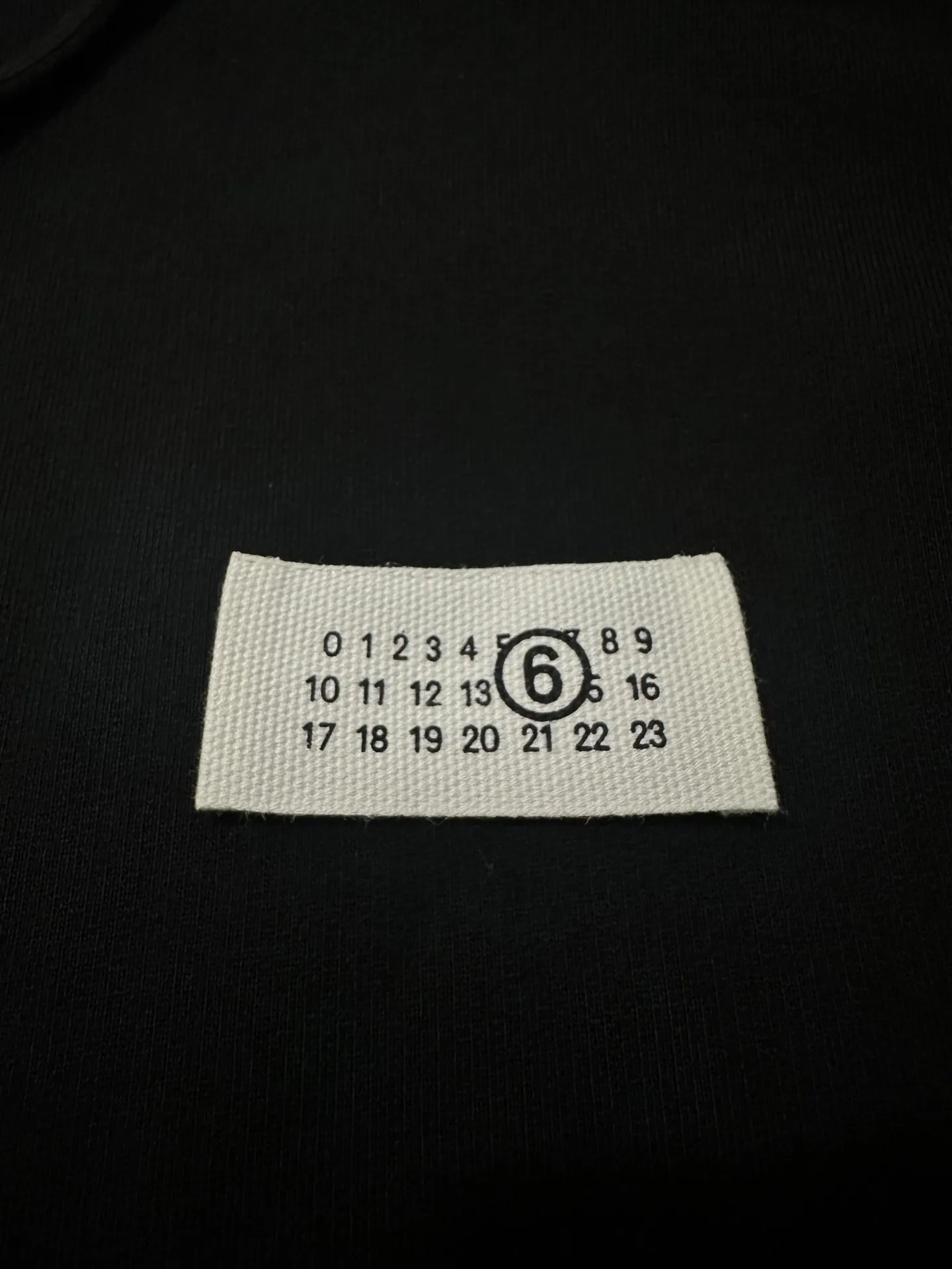 MM6 Logo Patch Distressed Hem Hoodie D27021816 — view 8