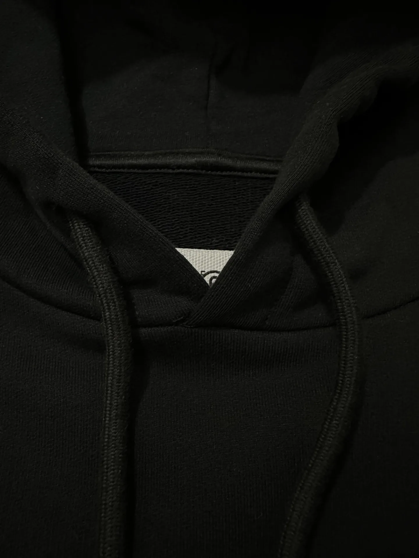MM6 Logo Print Oversized Cotton Hoodie D27021956 — view 6