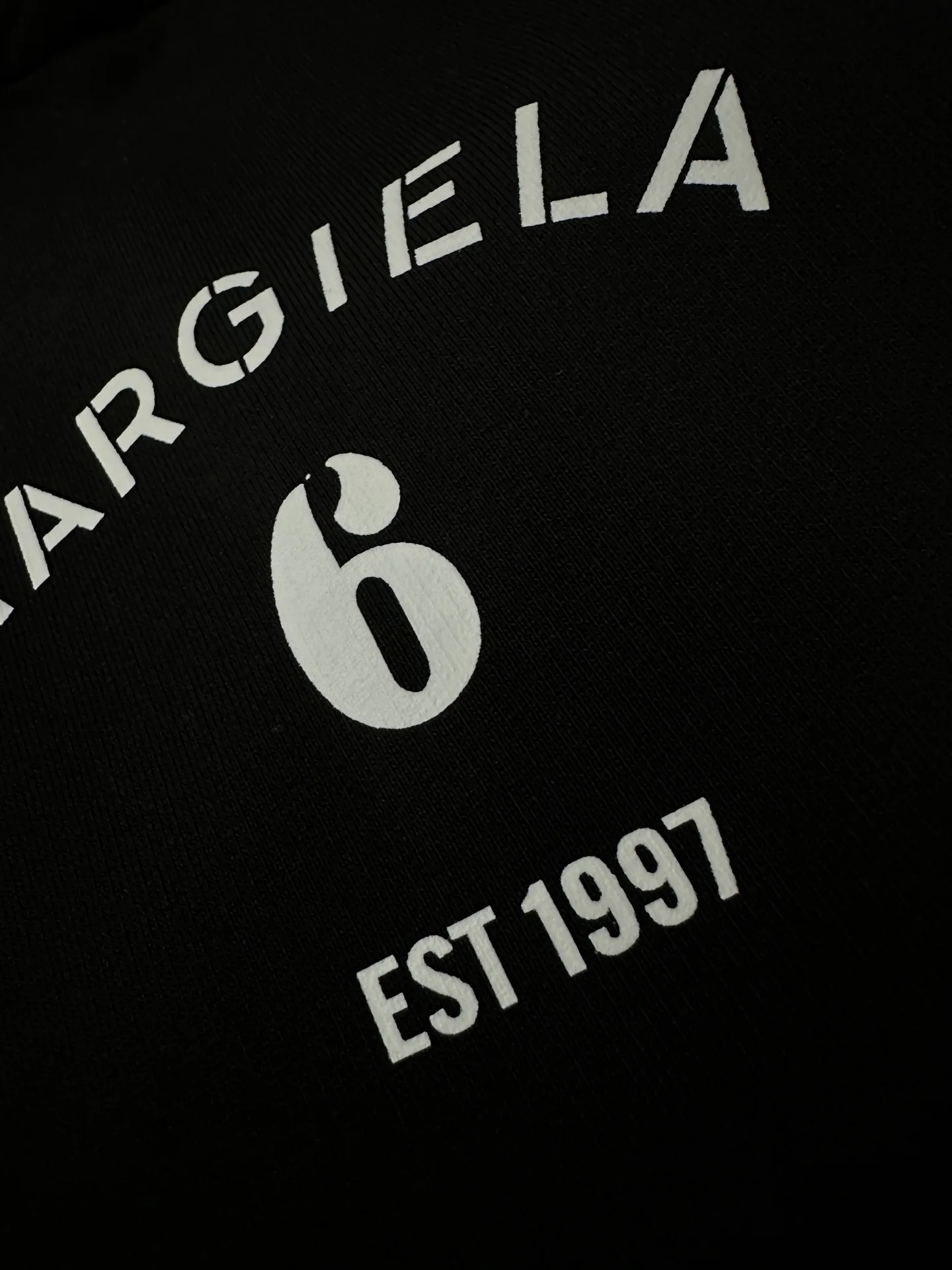 MM6 Logo Print Oversized Cotton Hoodie D27021956 — view 8