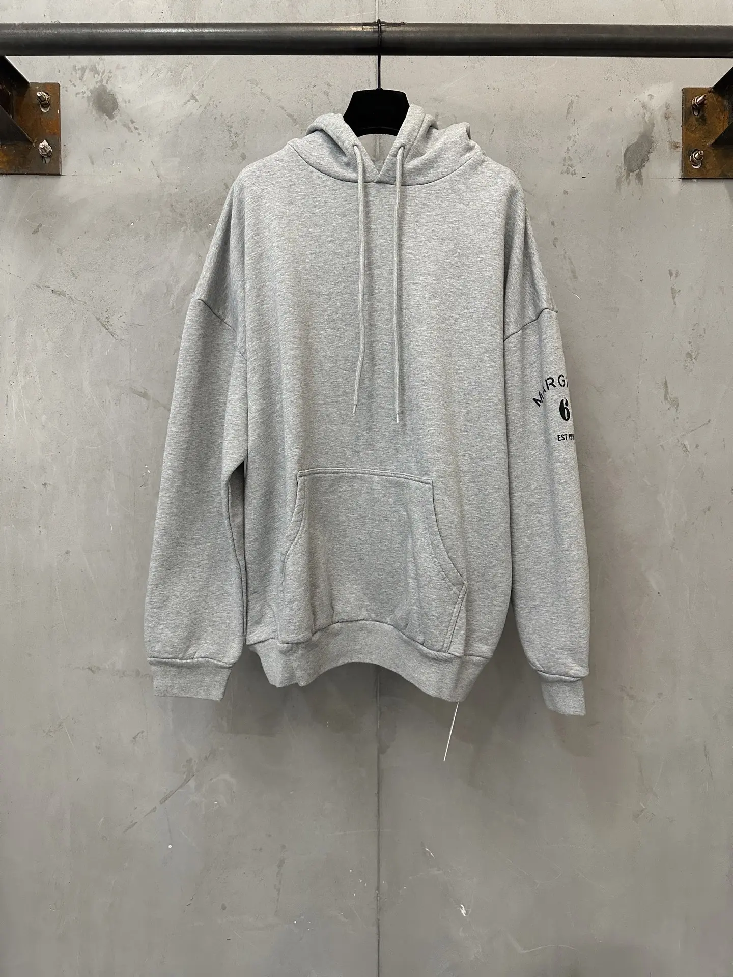 MM6 Maison Margiela Logo Print Cotton Hoodie D27021957