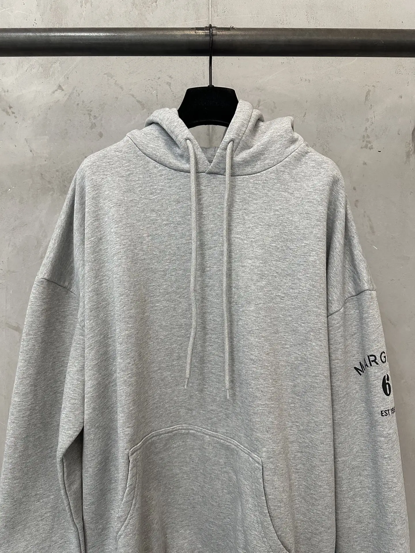 MM6 Maison Margiela Logo Print Cotton Hoodie D27021957 — view 3