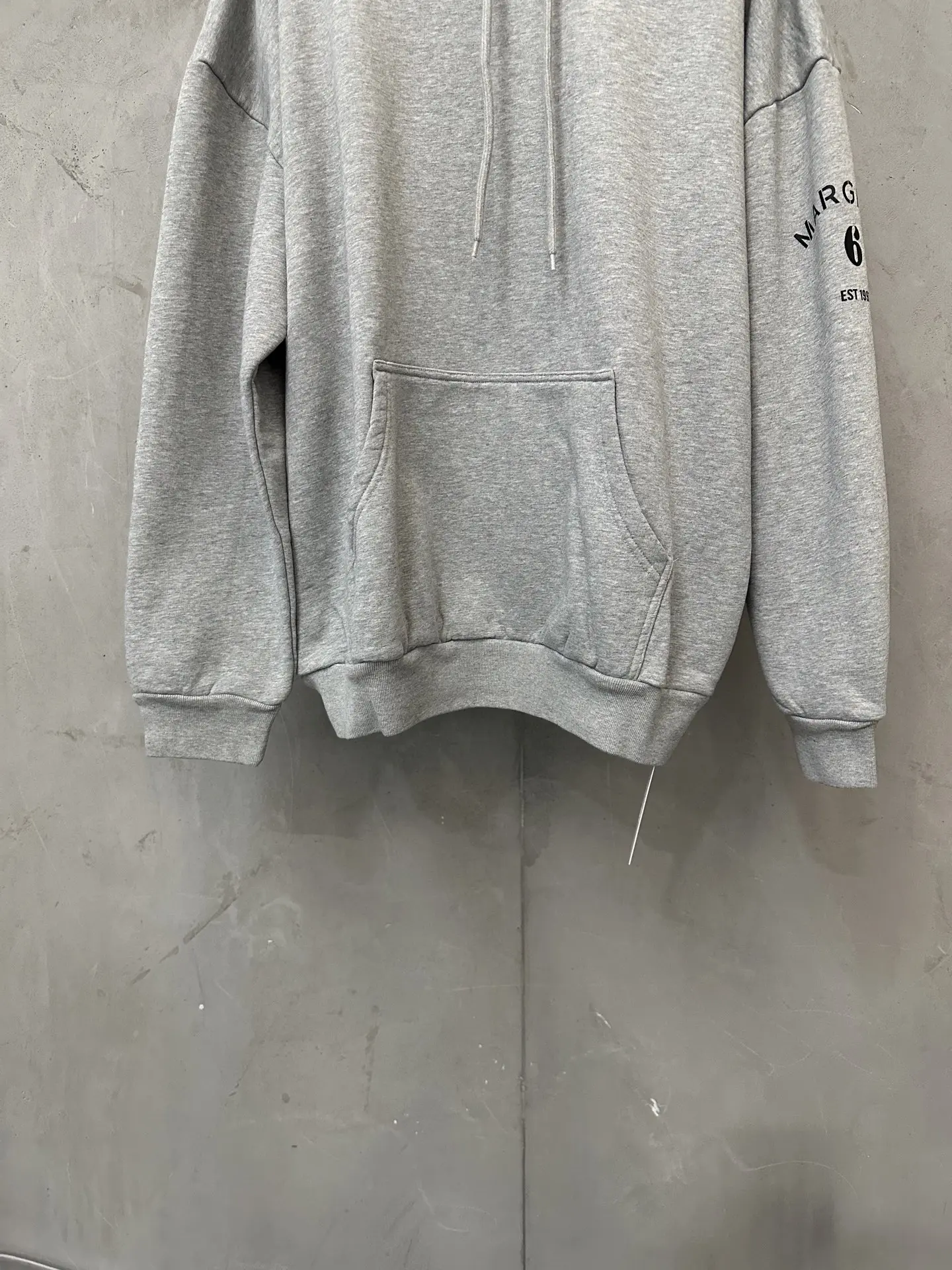 MM6 Maison Margiela Logo Print Cotton Hoodie D27021957 — view 4