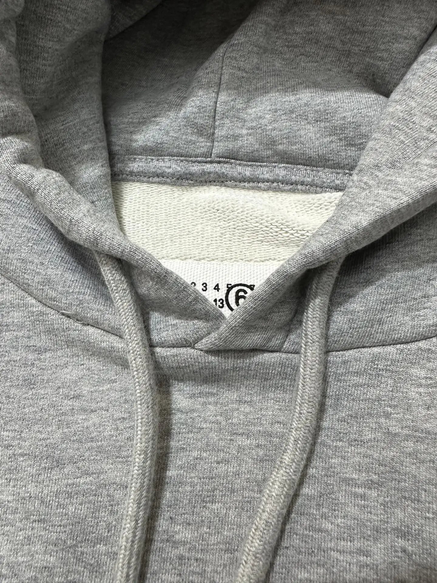 MM6 Maison Margiela Logo Print Cotton Hoodie D27021957 — view 6