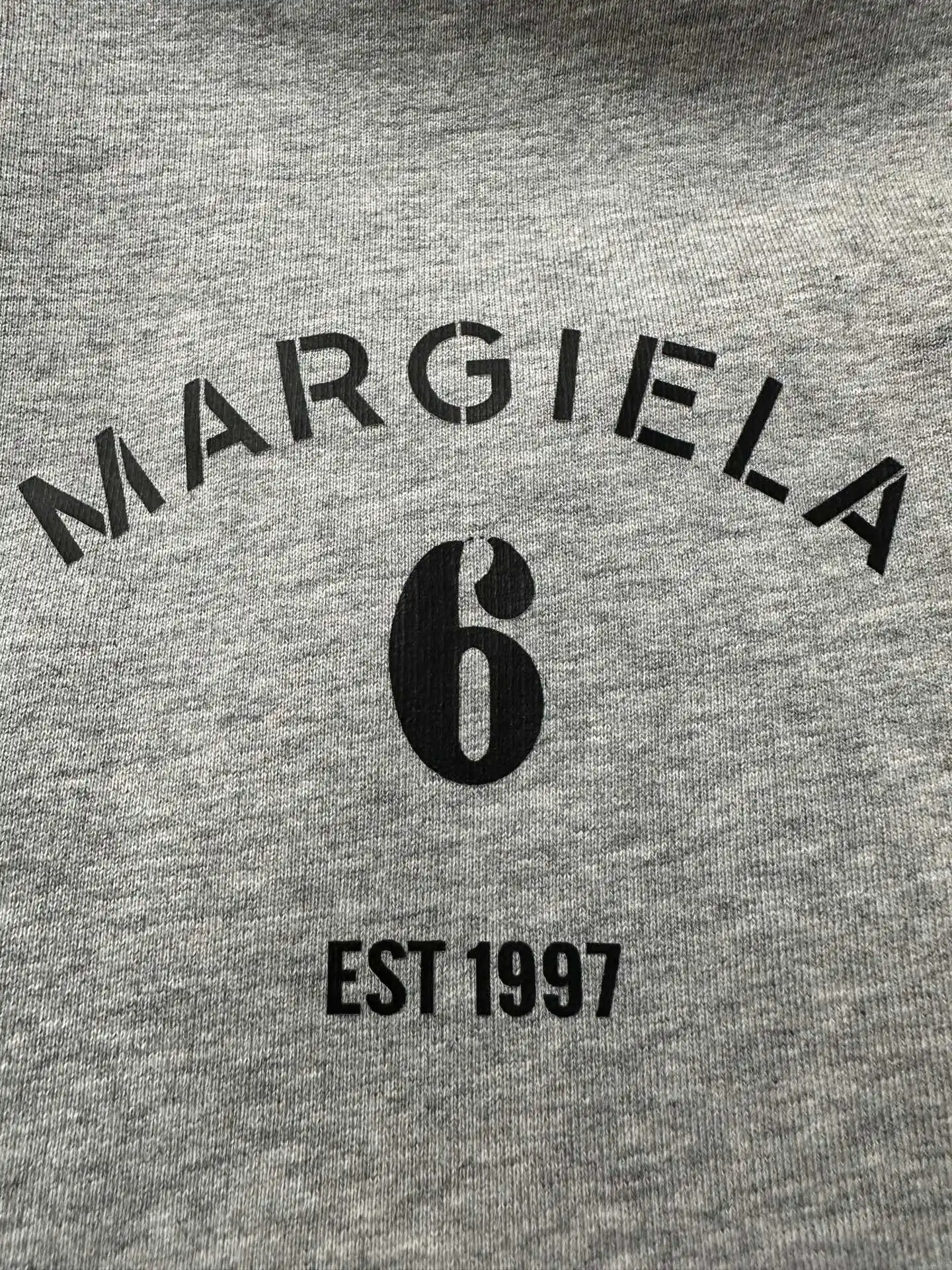 MM6 Maison Margiela Logo Print Cotton Hoodie D27021957 — view 7