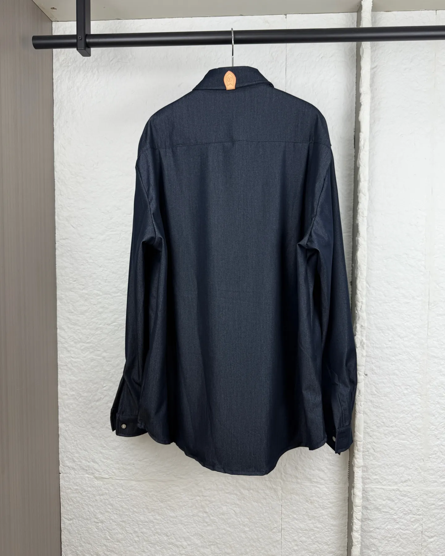 Trunk Leather Patch Long-Sleeve Shirt D27514242 — view 2