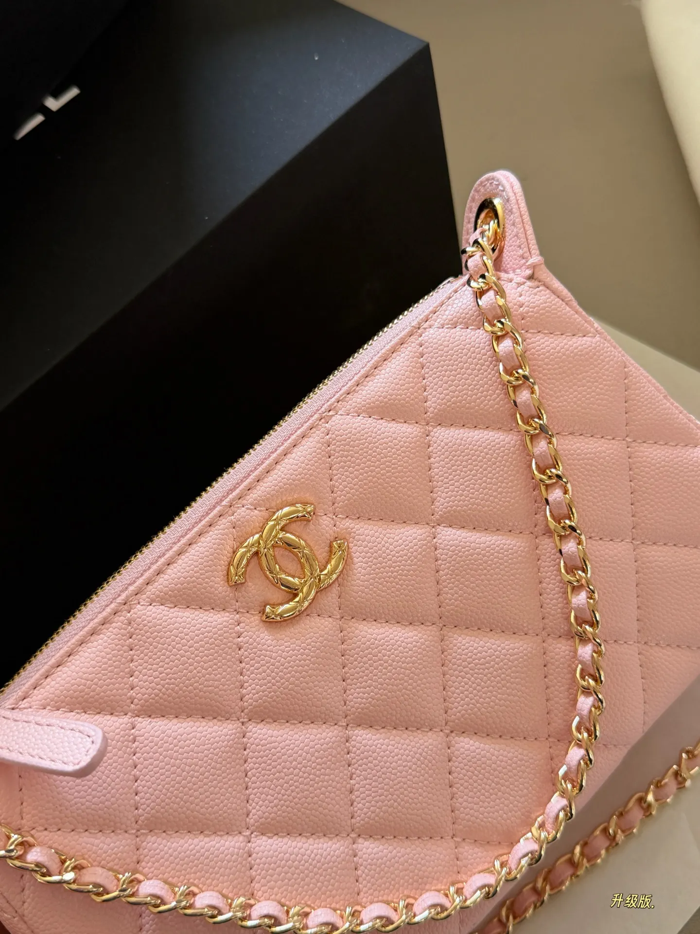 Quilted Leather Chain Shoulder Bag D27518015 — view 20