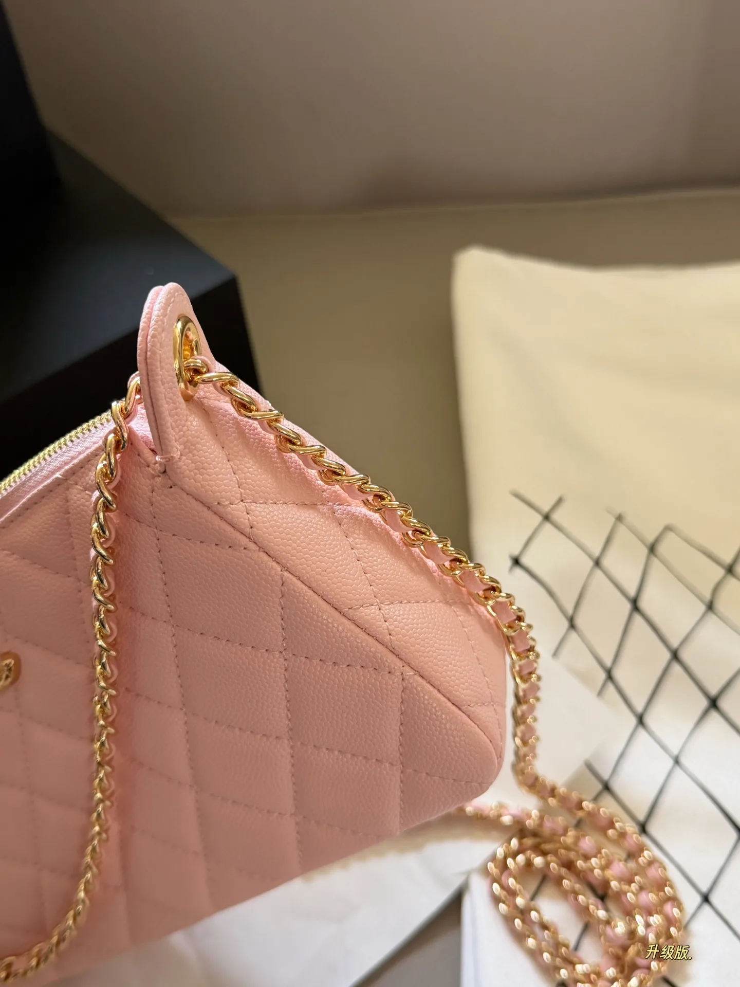 Quilted Leather Chain Shoulder Bag D27518015 — view 21