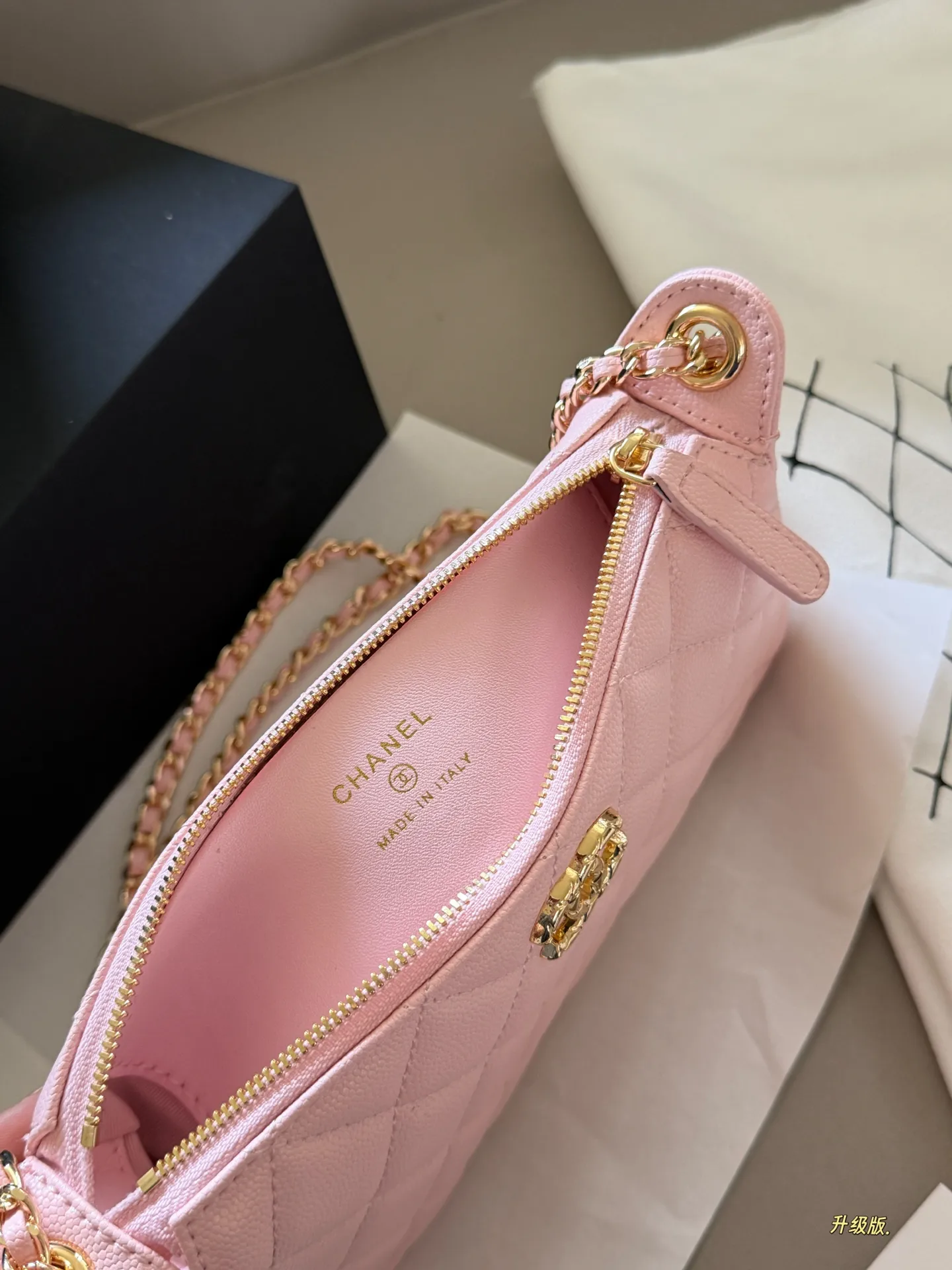Quilted Leather Chain Shoulder Bag D27518015 — view 26