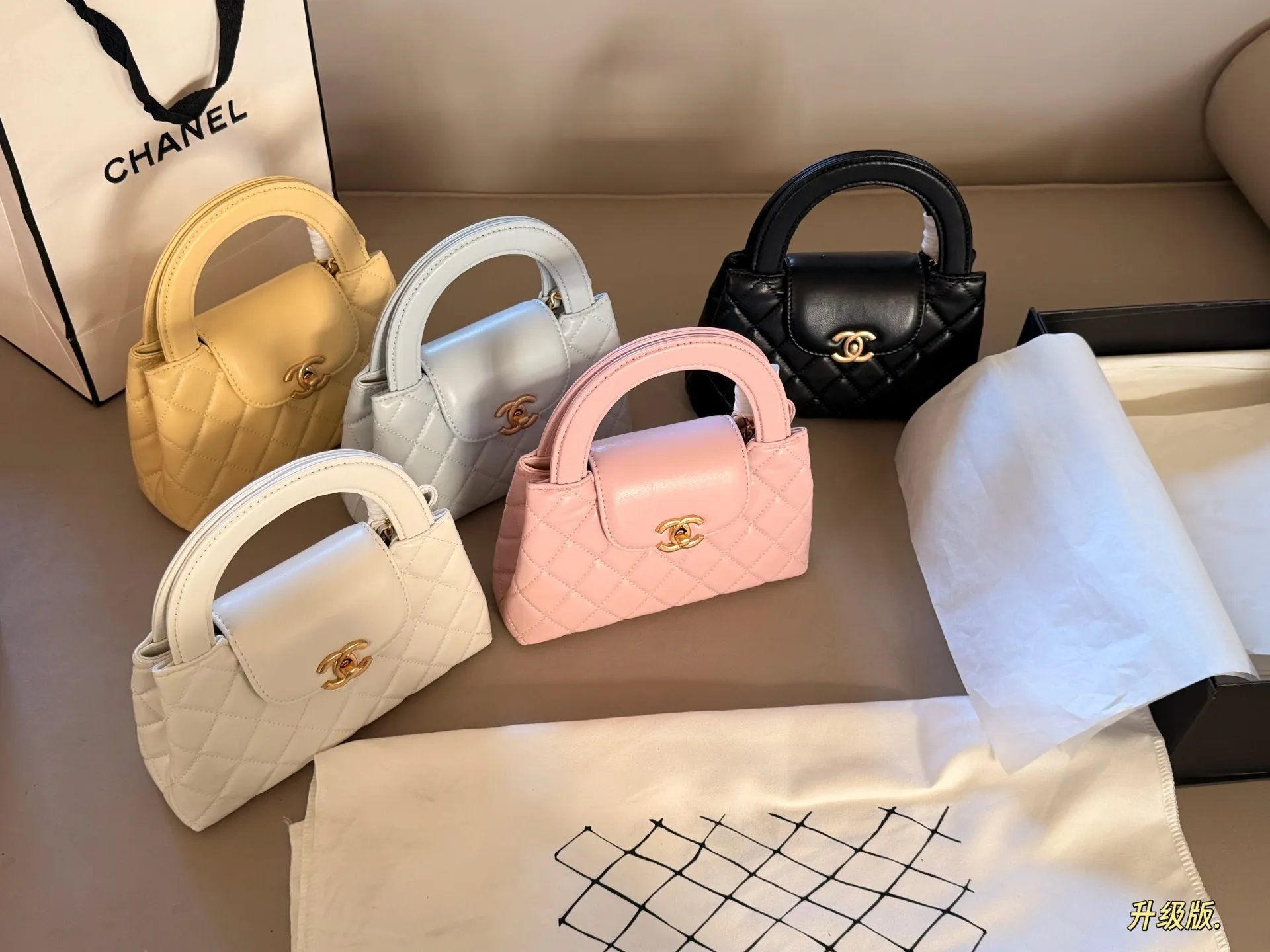 Quilted Leather Top-Handle Mini Bag D28018207