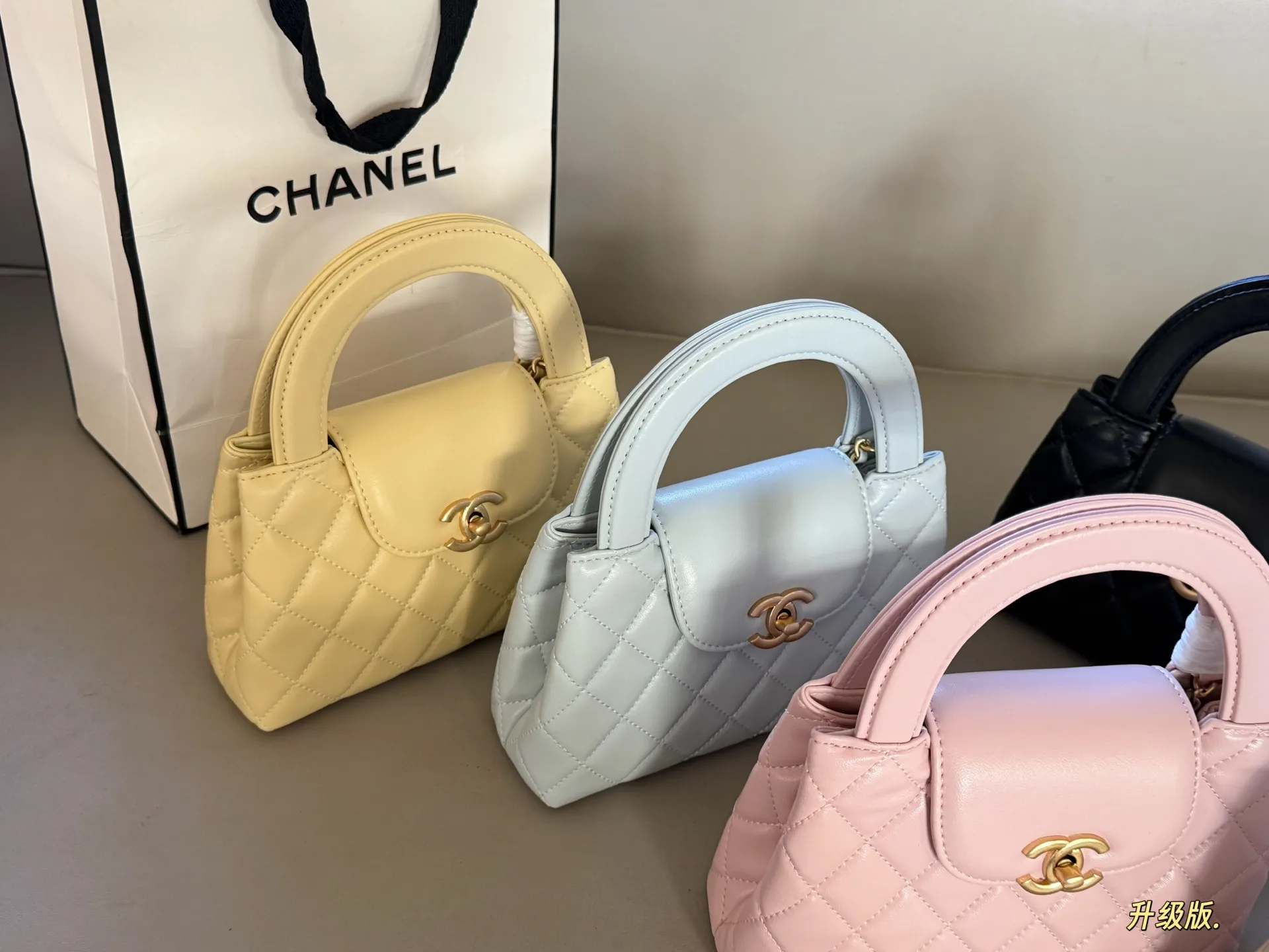 Quilted Leather Top-Handle Mini Bag D28018207 — view 6