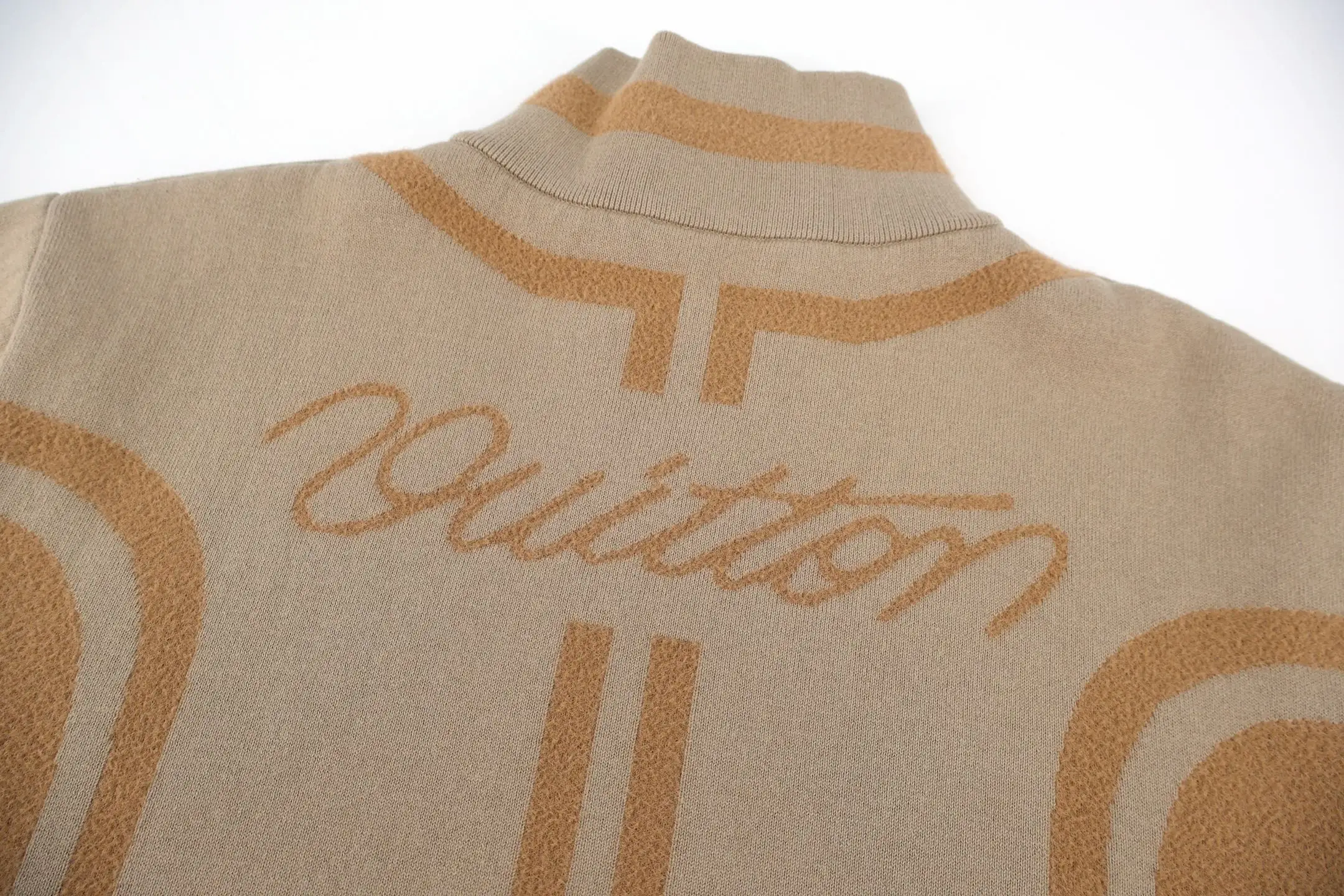 Logo Intarsia Wool-Blend Zip-Up Cardigan D28016426 — view 7
