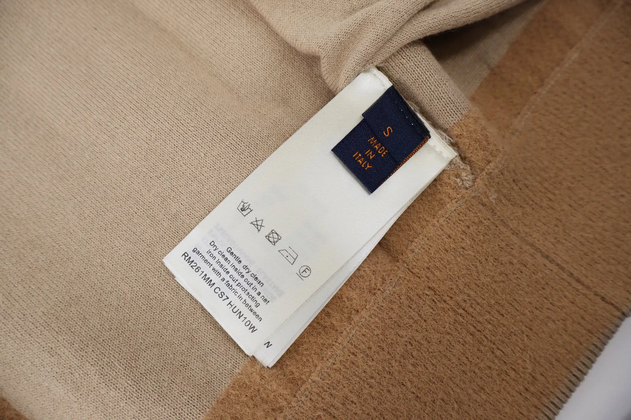 Logo Intarsia Wool-Blend Zip-Up Cardigan D28016426 — view 10