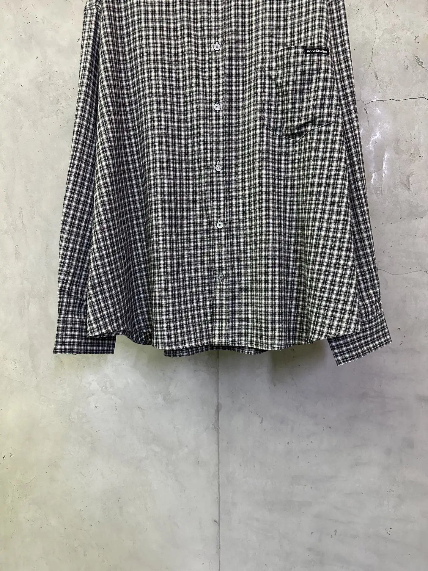 Oversized Checked Flannel Shirt D28012883 — view 4