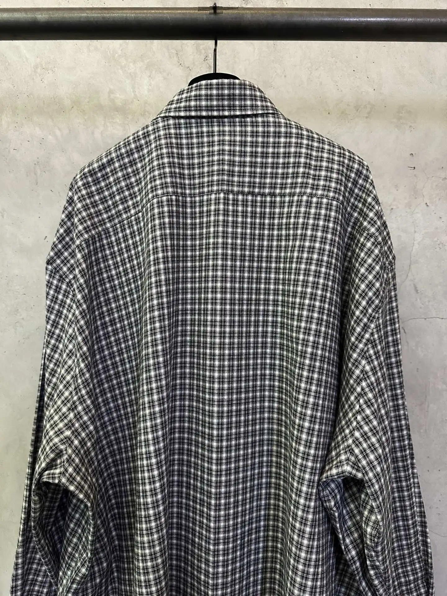 Oversized Checked Flannel Shirt D28012883 — view 5