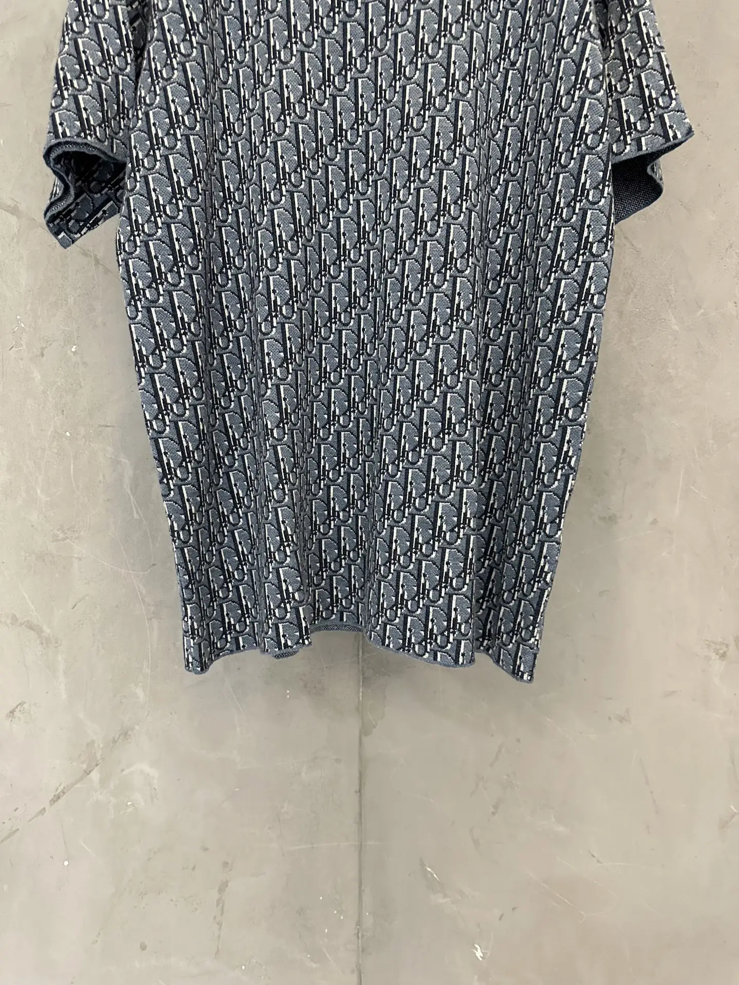 Oblique Jacquard Cotton T-Shirt D28012306 — view 4