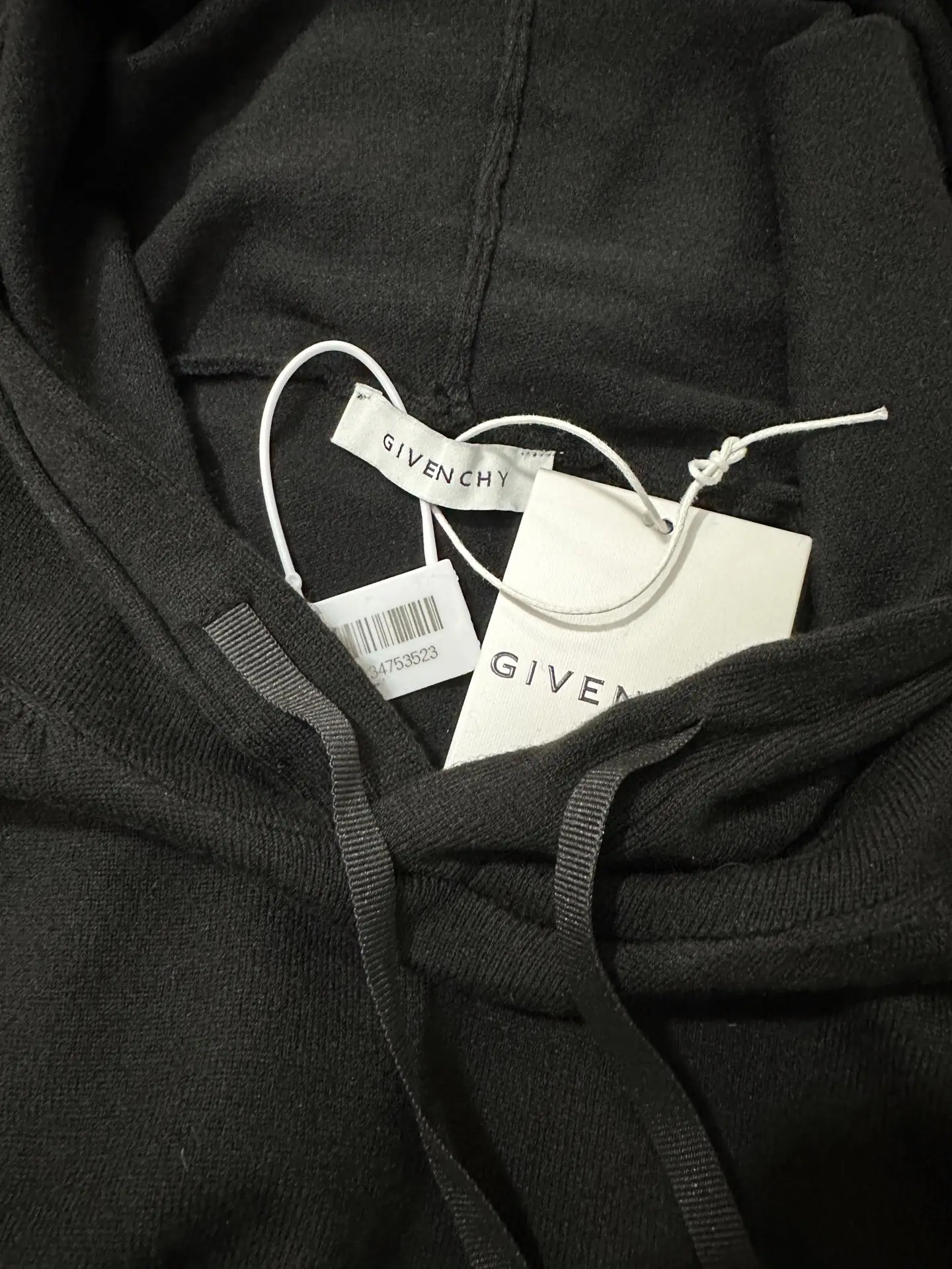 Paris Logo Embroidered Wool-Blend Hoodie D28024387 — view 6
