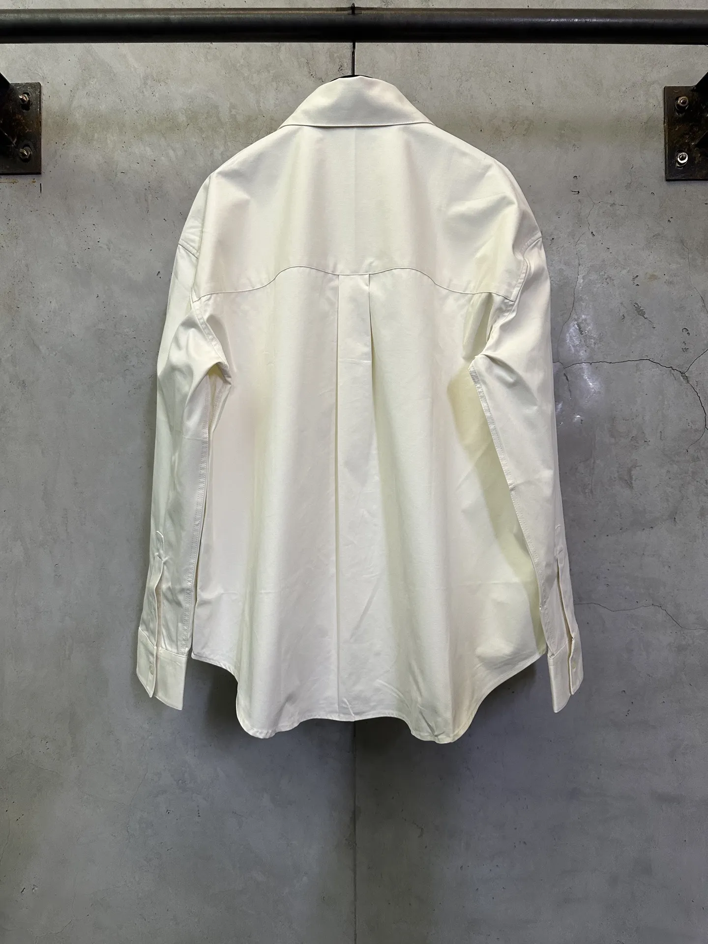 Embroidered Cotton Twill Long-Sleeve Shirt D28012788 — view 2