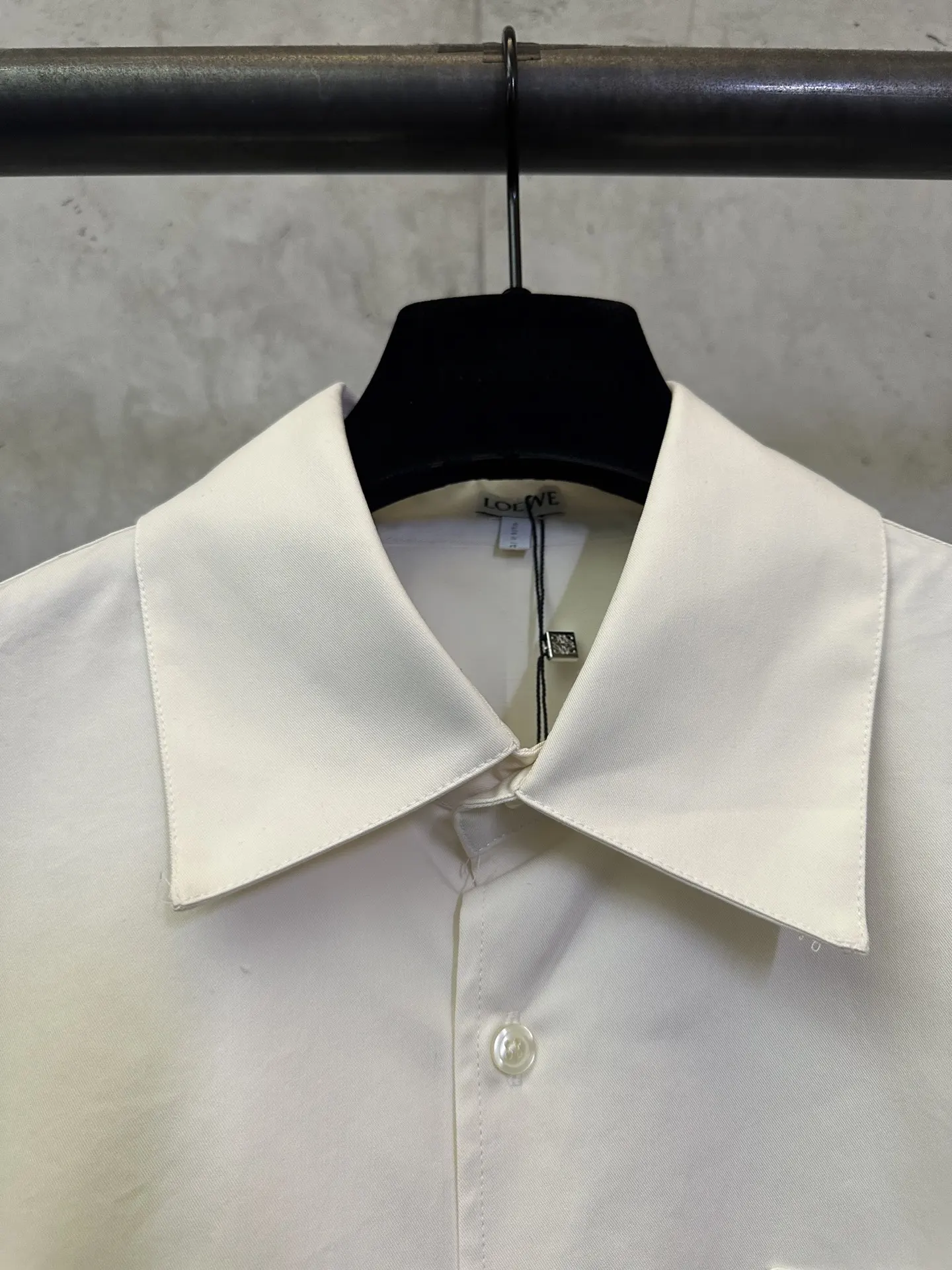 Embroidered Cotton Twill Long-Sleeve Shirt D28012788 — view 7