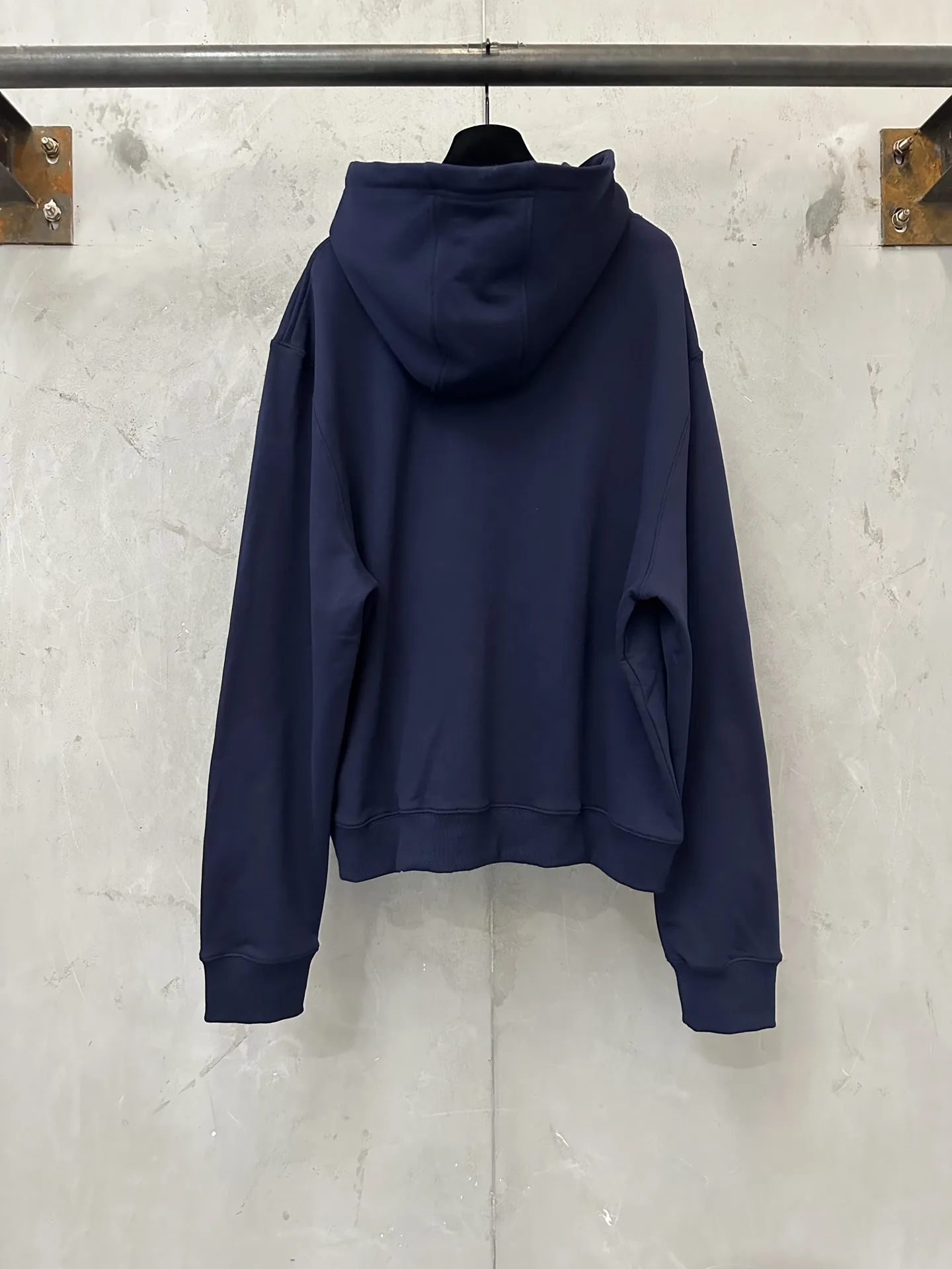 Anagram Embroidered Cotton-Jersey Hoodie D28024394 — view 2