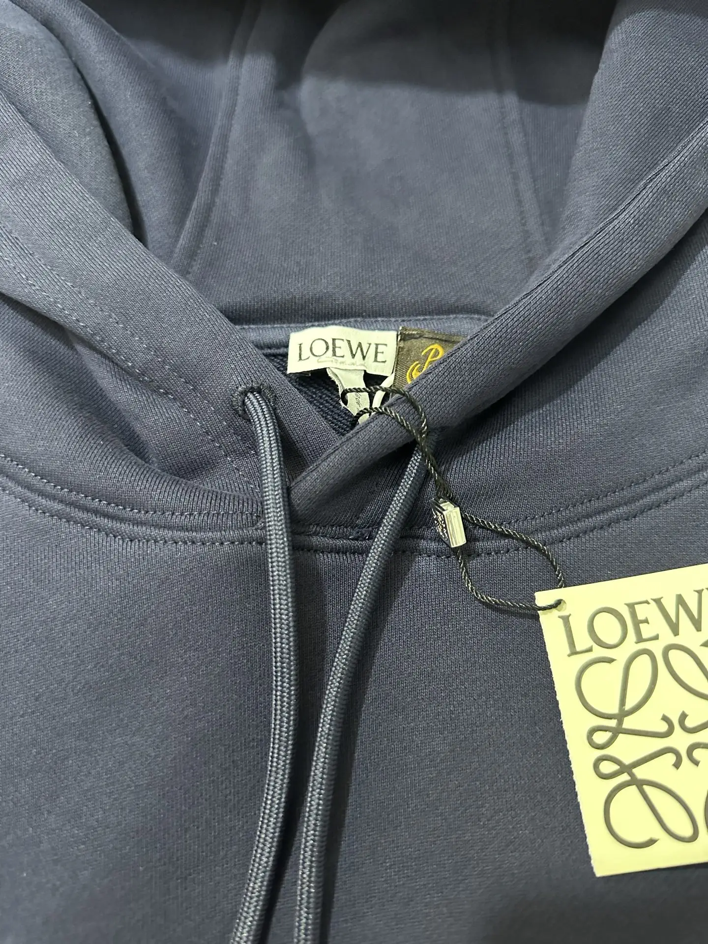 Anagram Embroidered Cotton-Jersey Hoodie D28024394 — view 6