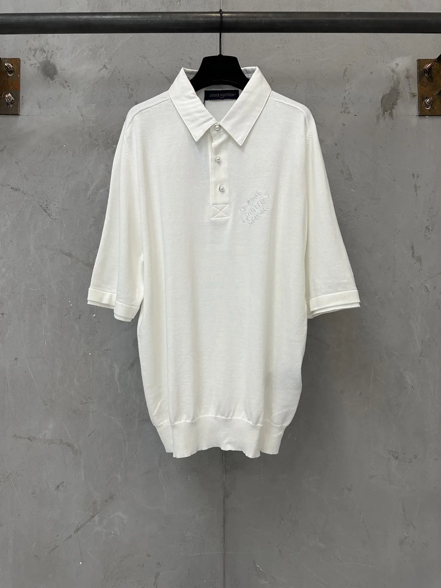 Embroidered Cotton-Blend Polo Shirt D28011890