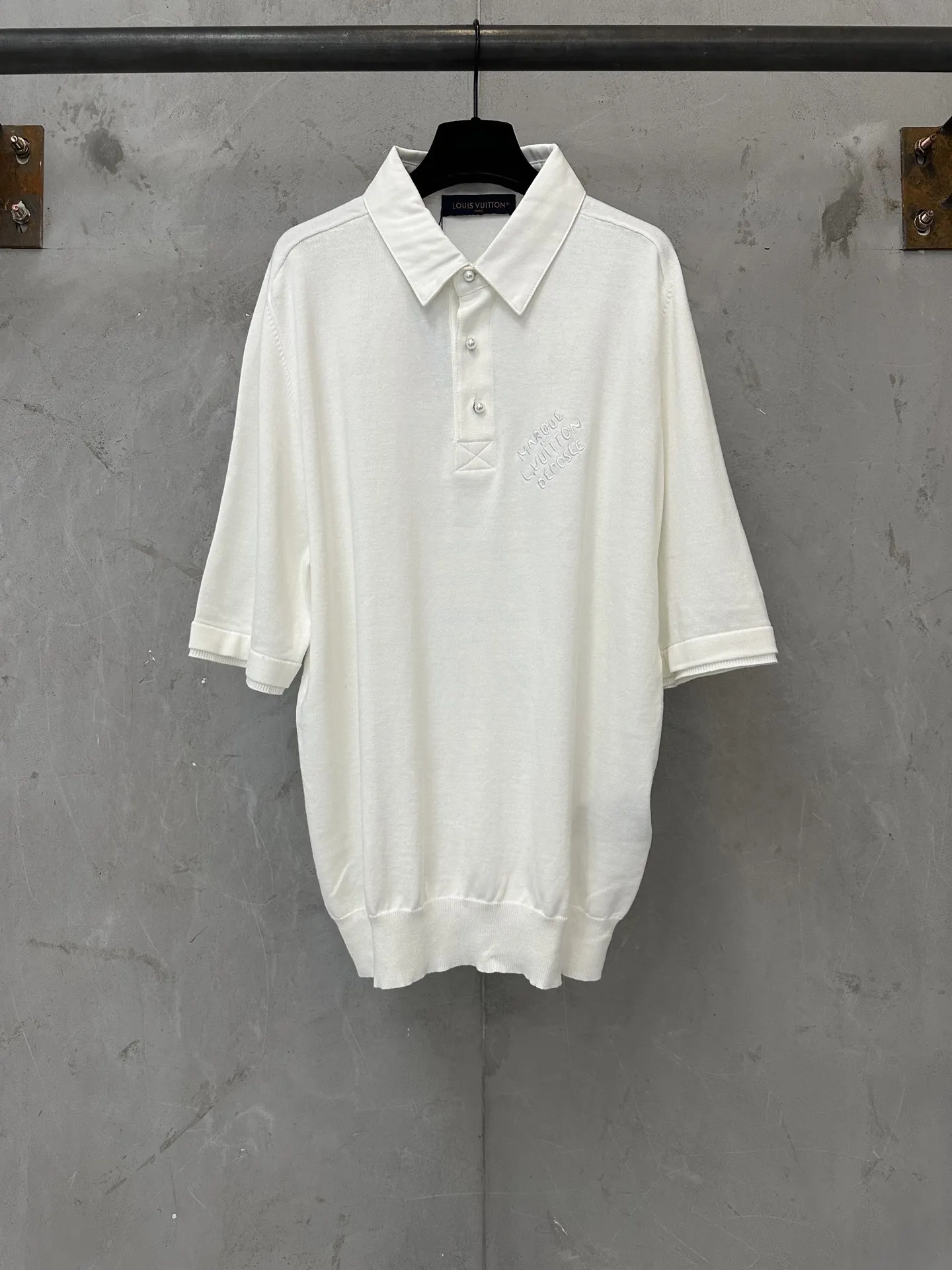 Embroidered Cotton-Blend Polo Shirt D28011890