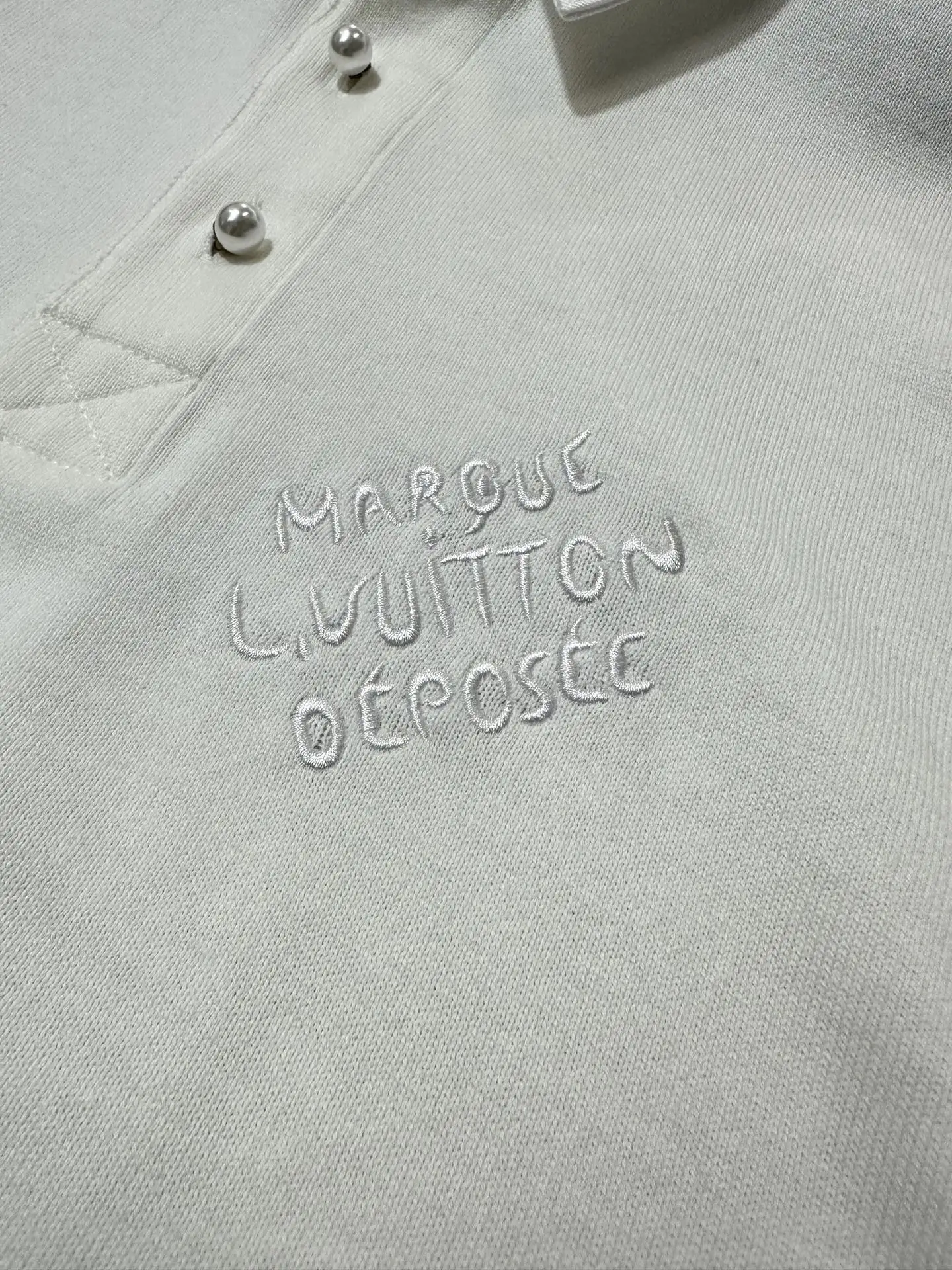 Embroidered Cotton-Blend Polo Shirt D28011890 — view 7