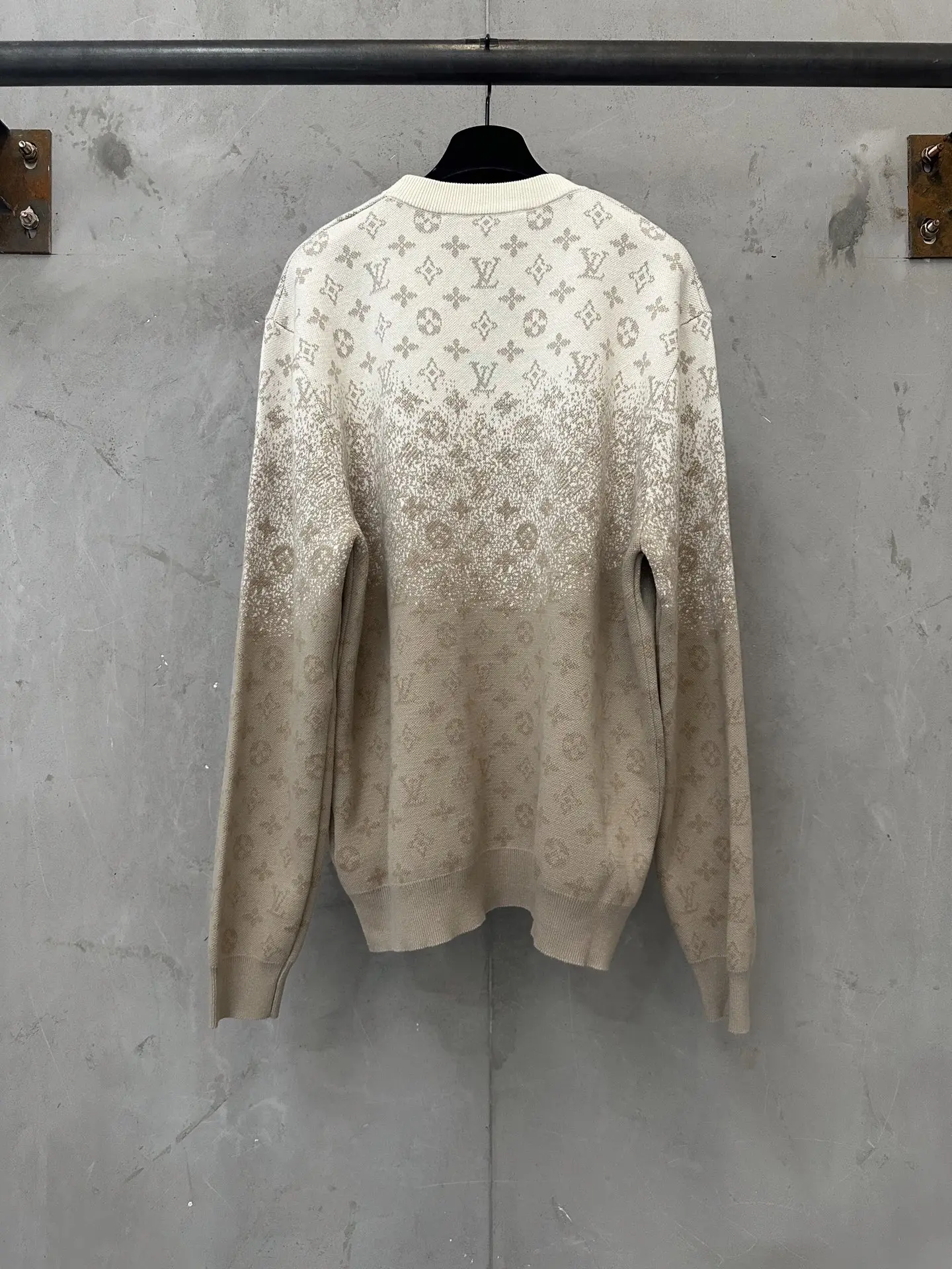 Monogram Gradient Jacquard Knit Sweater D28025047 — view 2