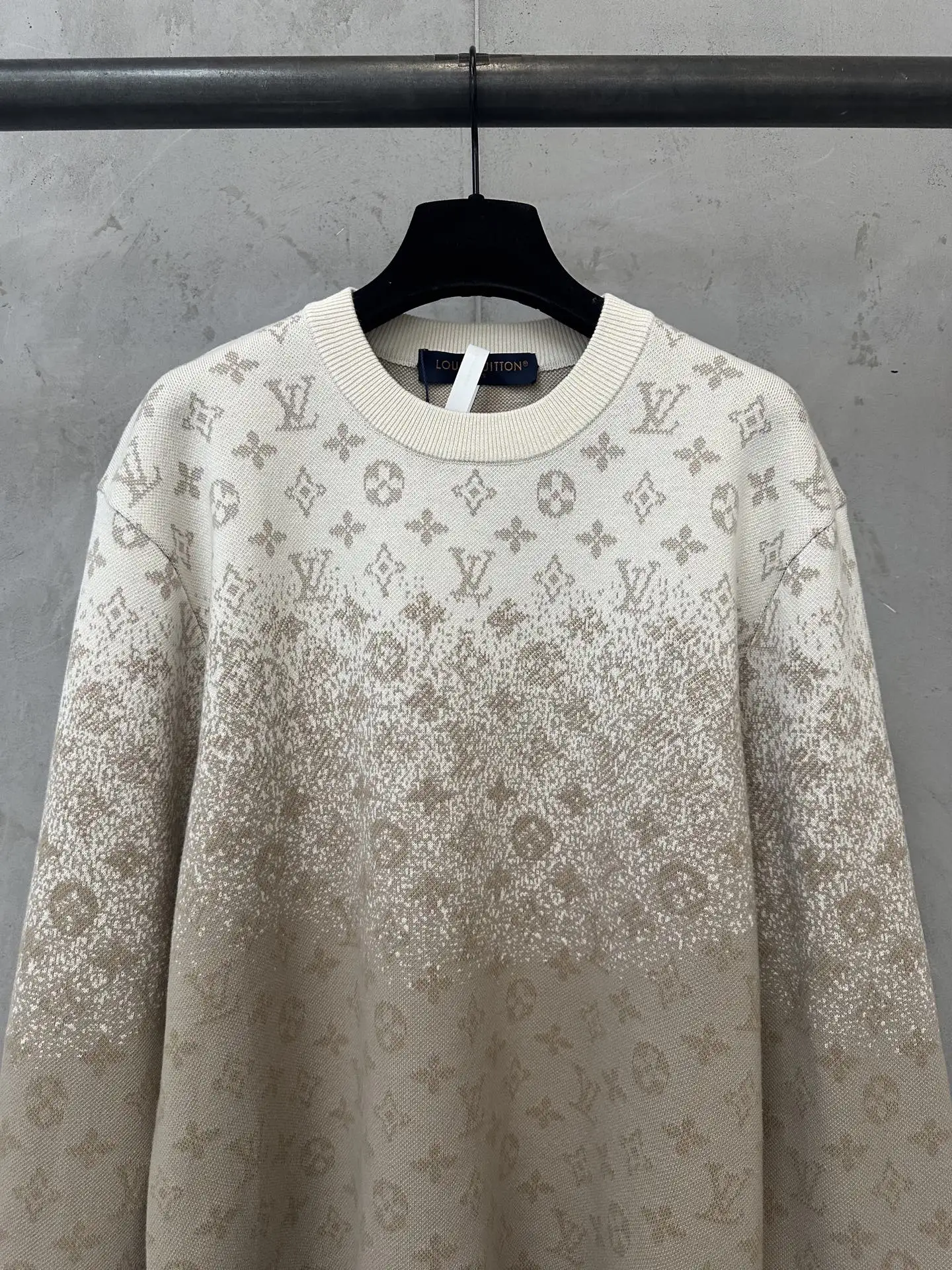Monogram Gradient Jacquard Knit Sweater D28025047 — view 3