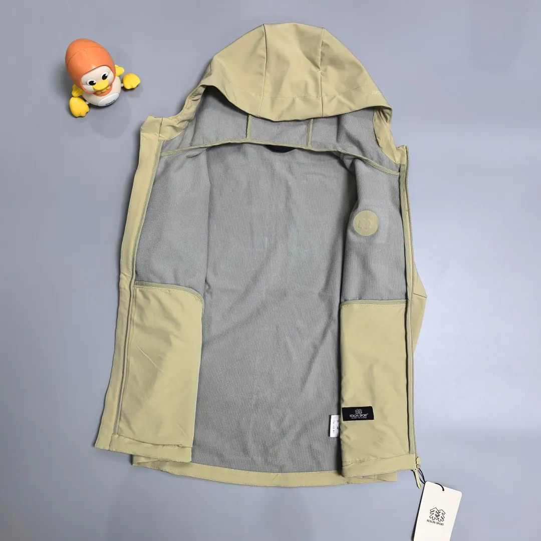 KOLON SPORT Hooded Fleece-Lined Softshell Jacket D28020269 — view 7