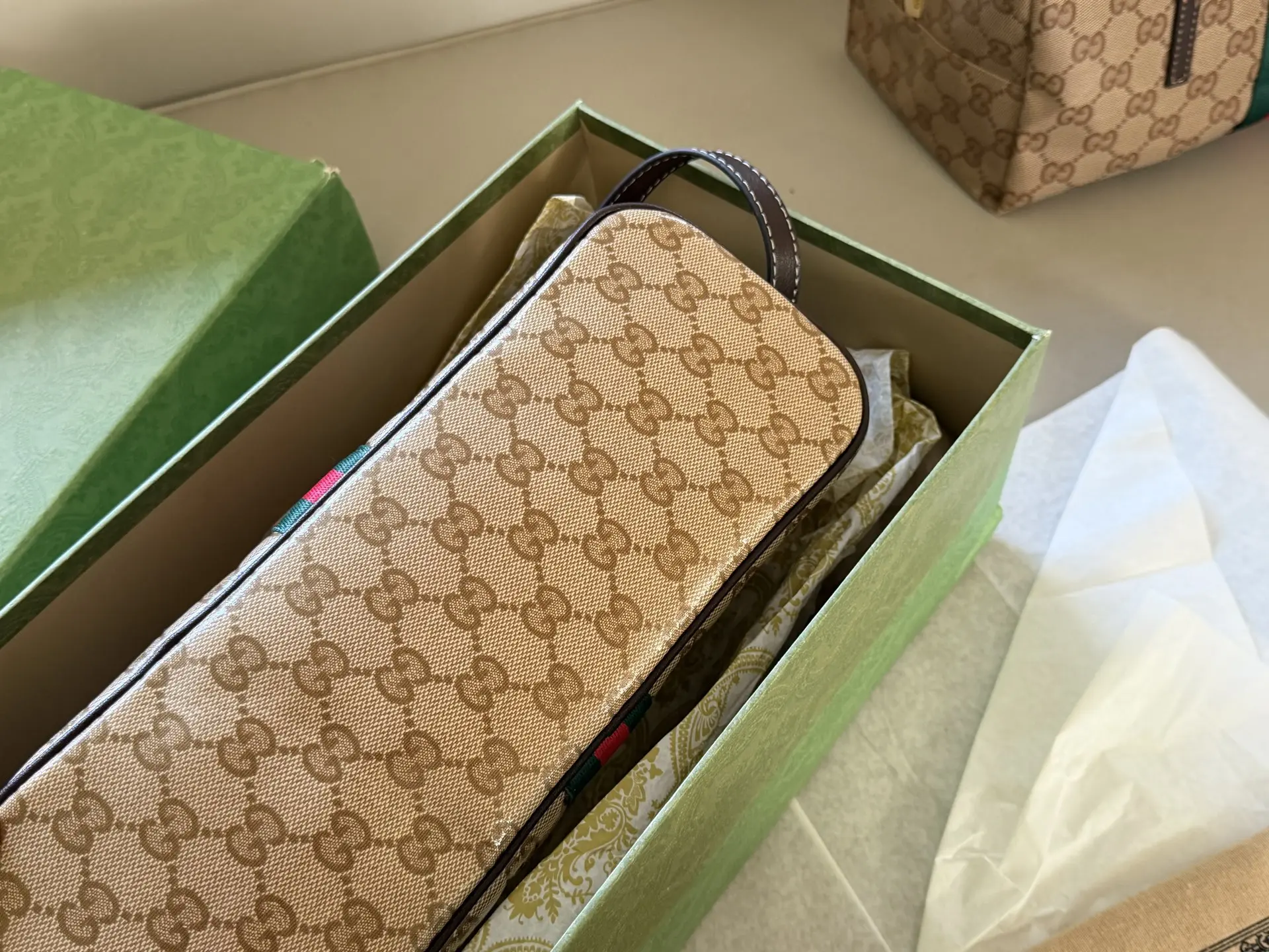 GG Monogram Coated Canvas Shoulder Bag D28017928 — view 7