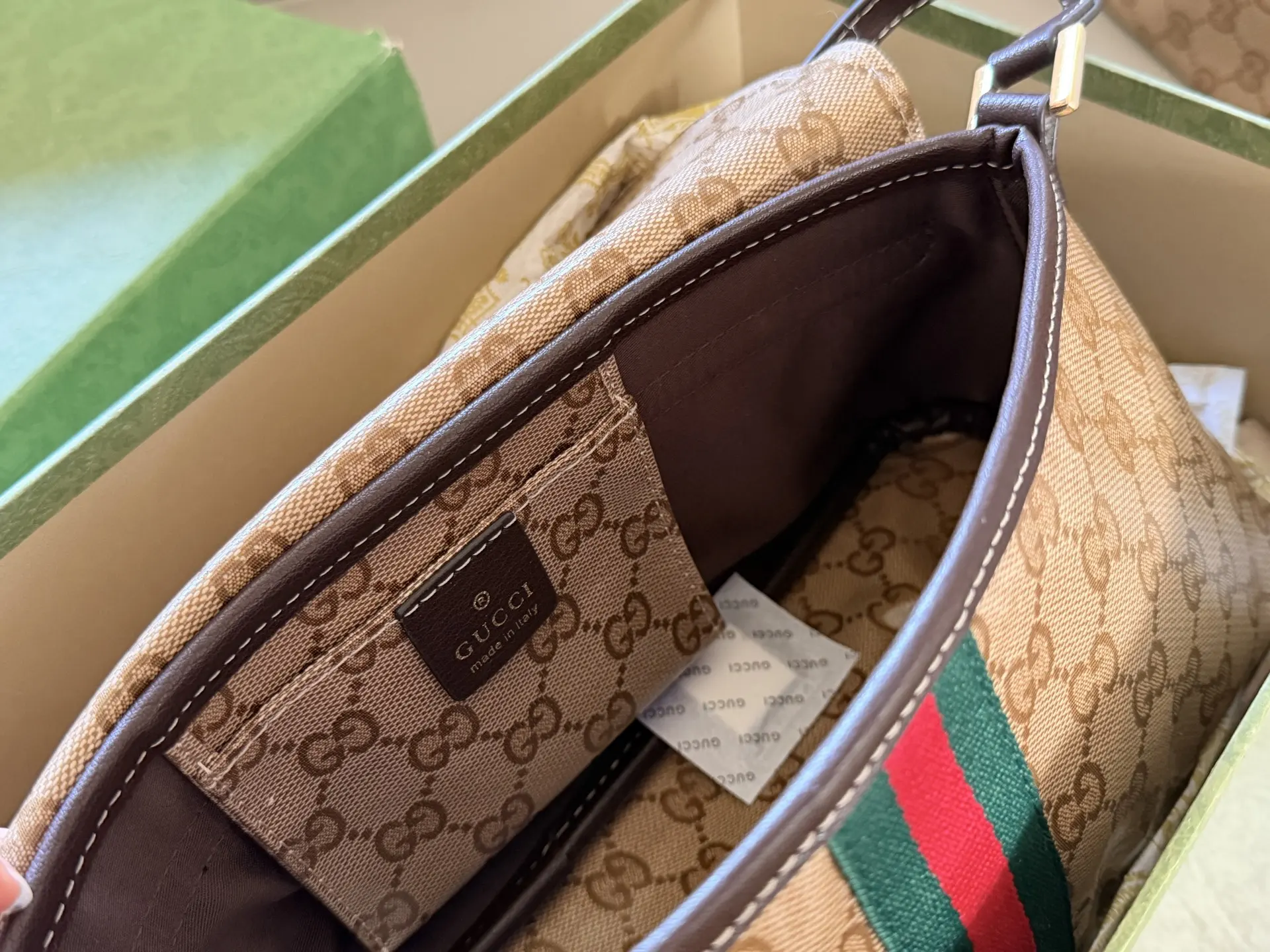 GG Monogram Coated Canvas Shoulder Bag D28017928 — view 8