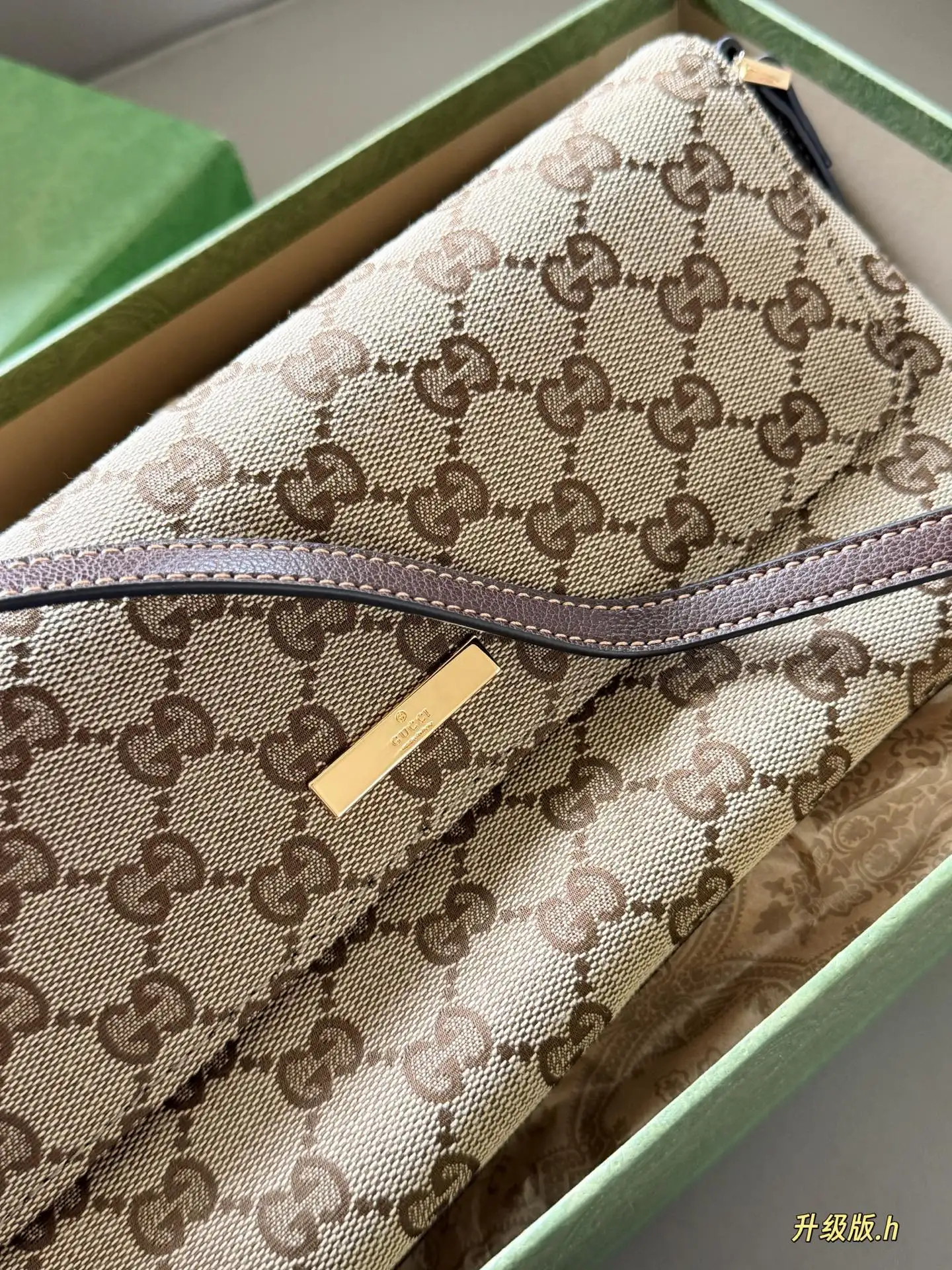 GG Monogram Canvas Shoulder Bag D28017843 — view 3