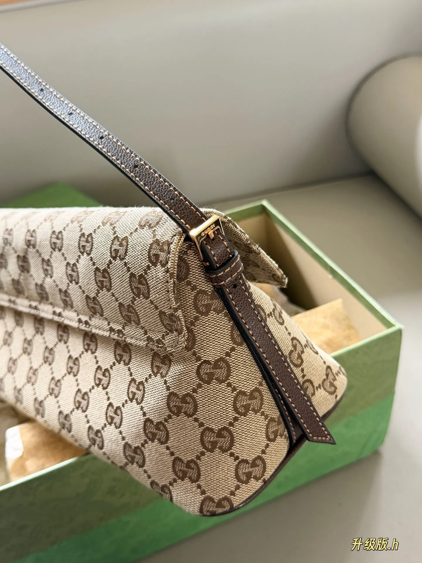GG Monogram Canvas Shoulder Bag D28017843 — view 5