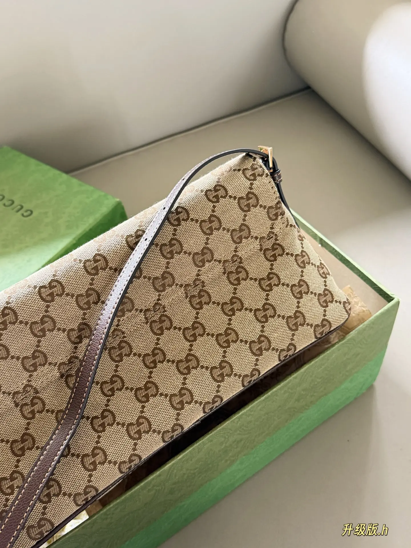 GG Monogram Canvas Shoulder Bag D28017843 — view 6