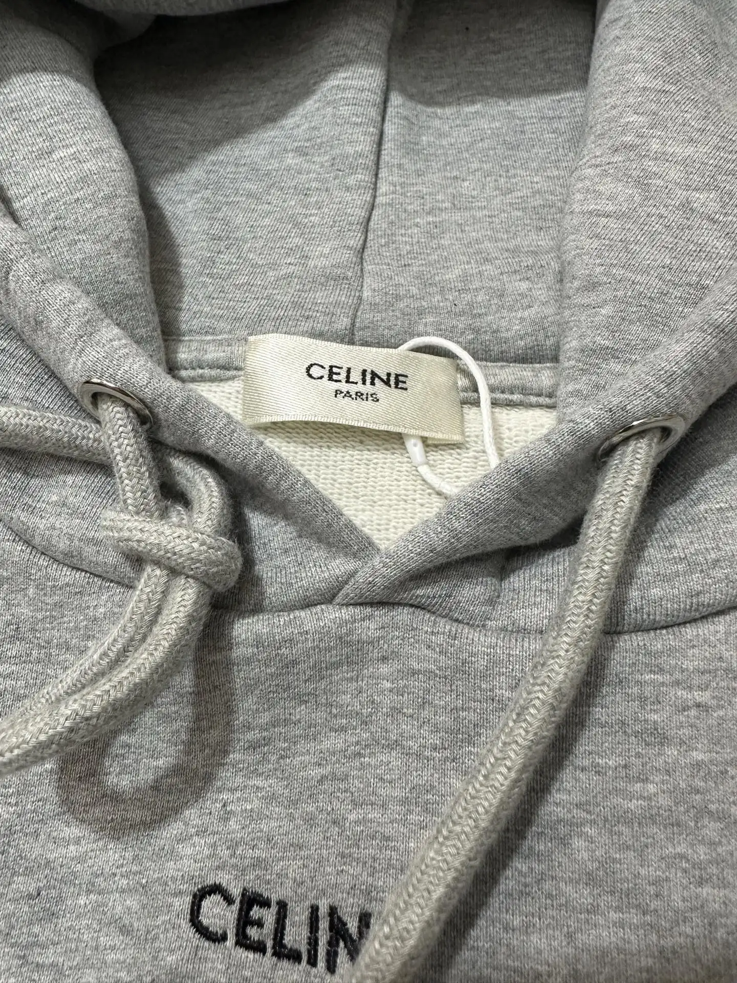 Logo-Embroidered Cotton-Blend Jersey Hoodie D28020153 — view 6