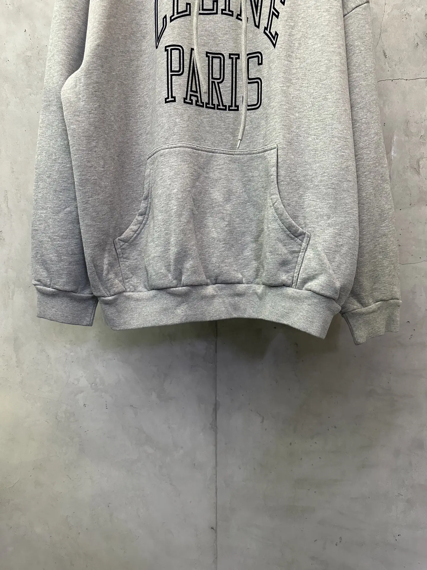 Logo Flocked Cotton-Blend Hoodie D28020158 — view 4