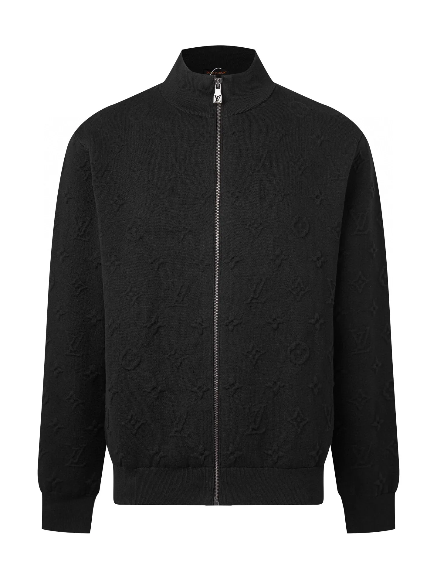 Monogram Embossed Cashmere-Blend Zip-Up Cardigan D28516413