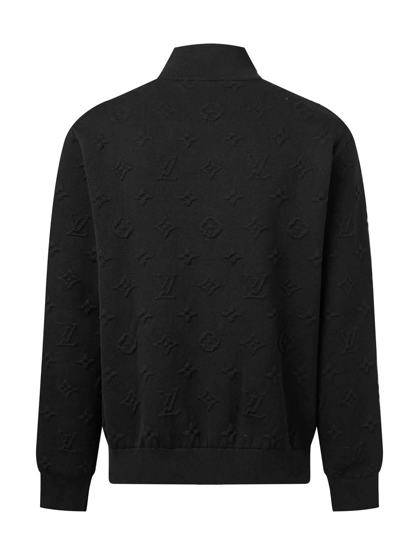 Monogram Embossed Cashmere-Blend Zip-Up Cardigan D28516413 — view 2