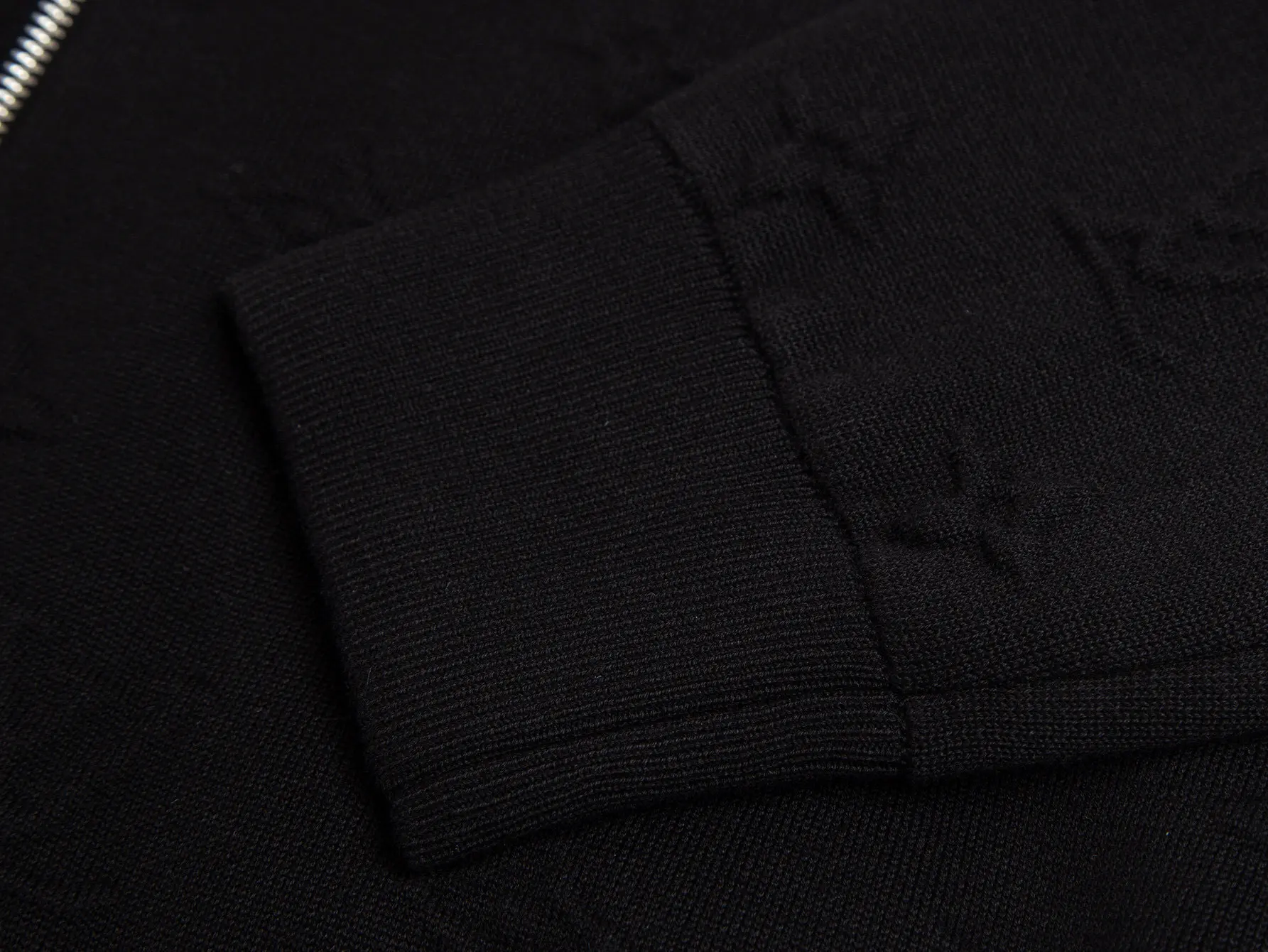 Monogram Embossed Cashmere-Blend Zip-Up Cardigan D28516413 — view 7