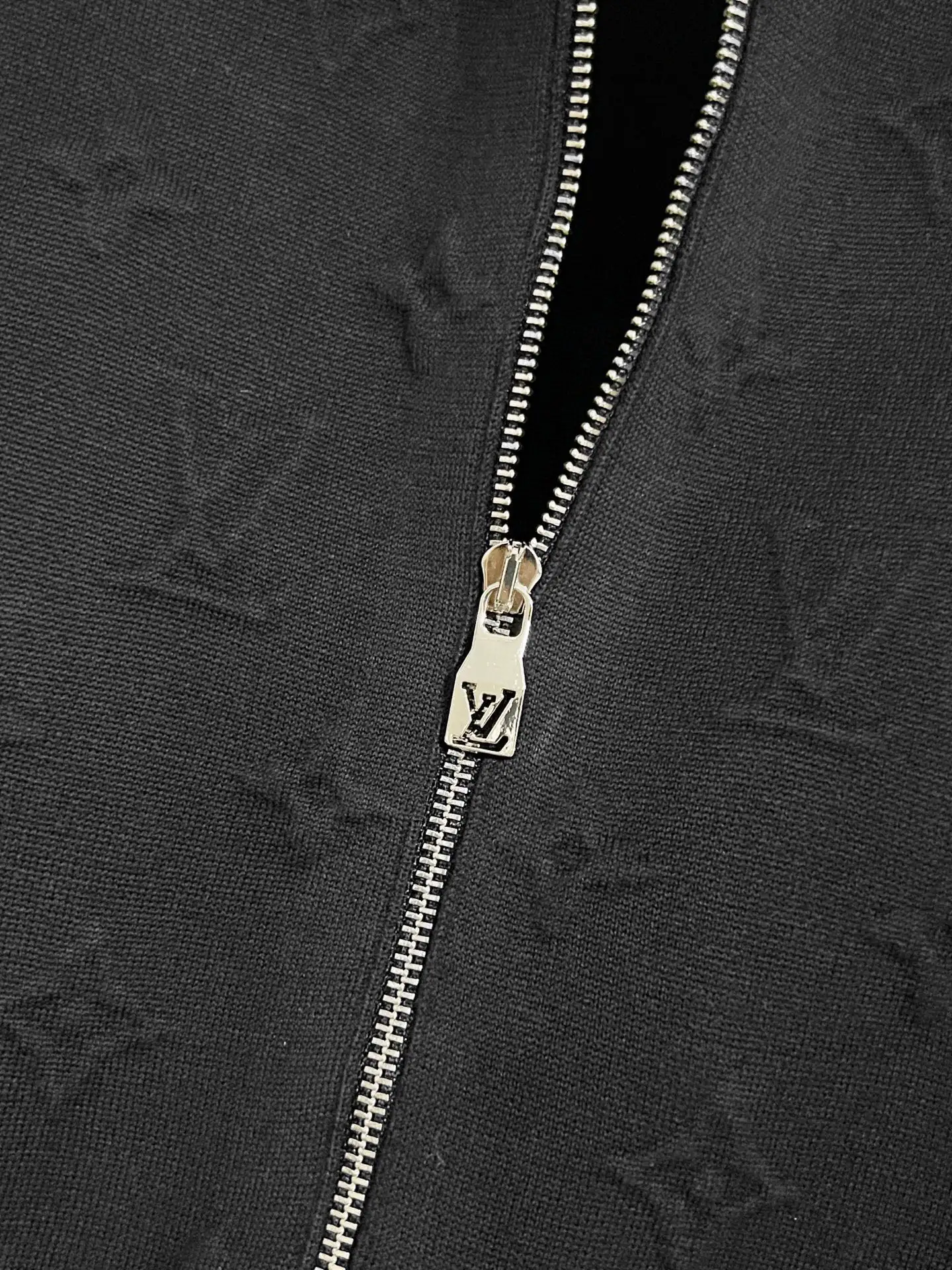 Monogram Embossed Cashmere-Blend Zip-Up Cardigan D28516473 — view 6