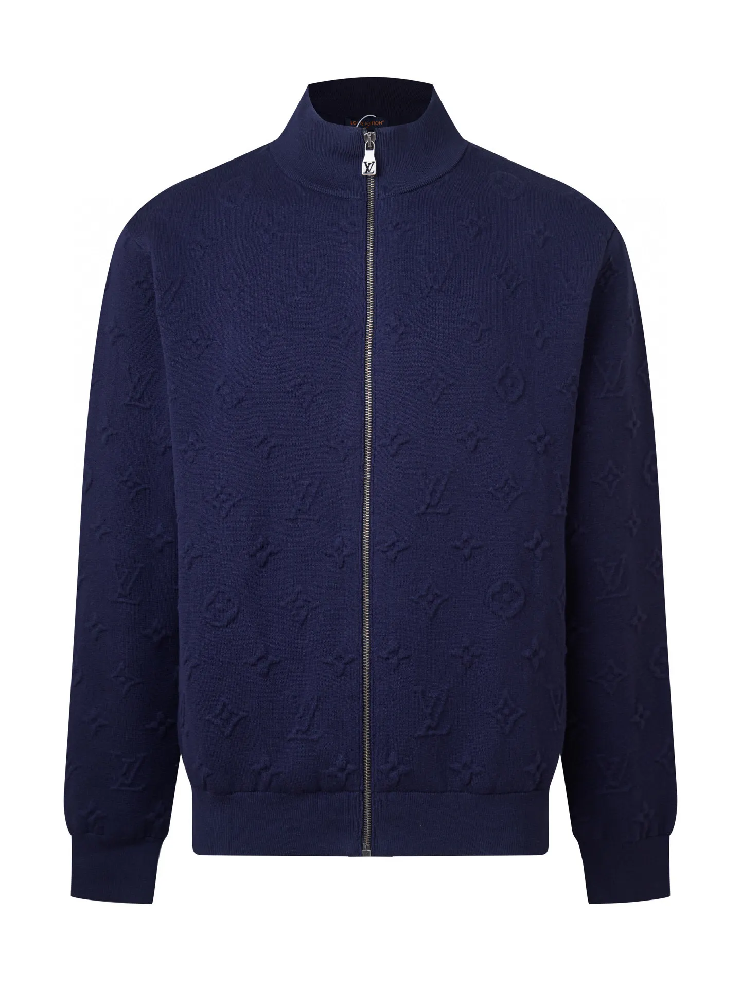 Monogram Embossed Cashmere-Blend Zip-Up Cardigan D28516414