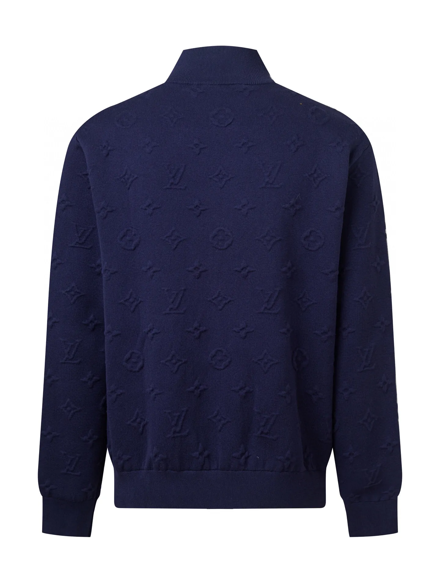 Monogram Embossed Cashmere-Blend Zip-Up Cardigan D28516414 — view 2