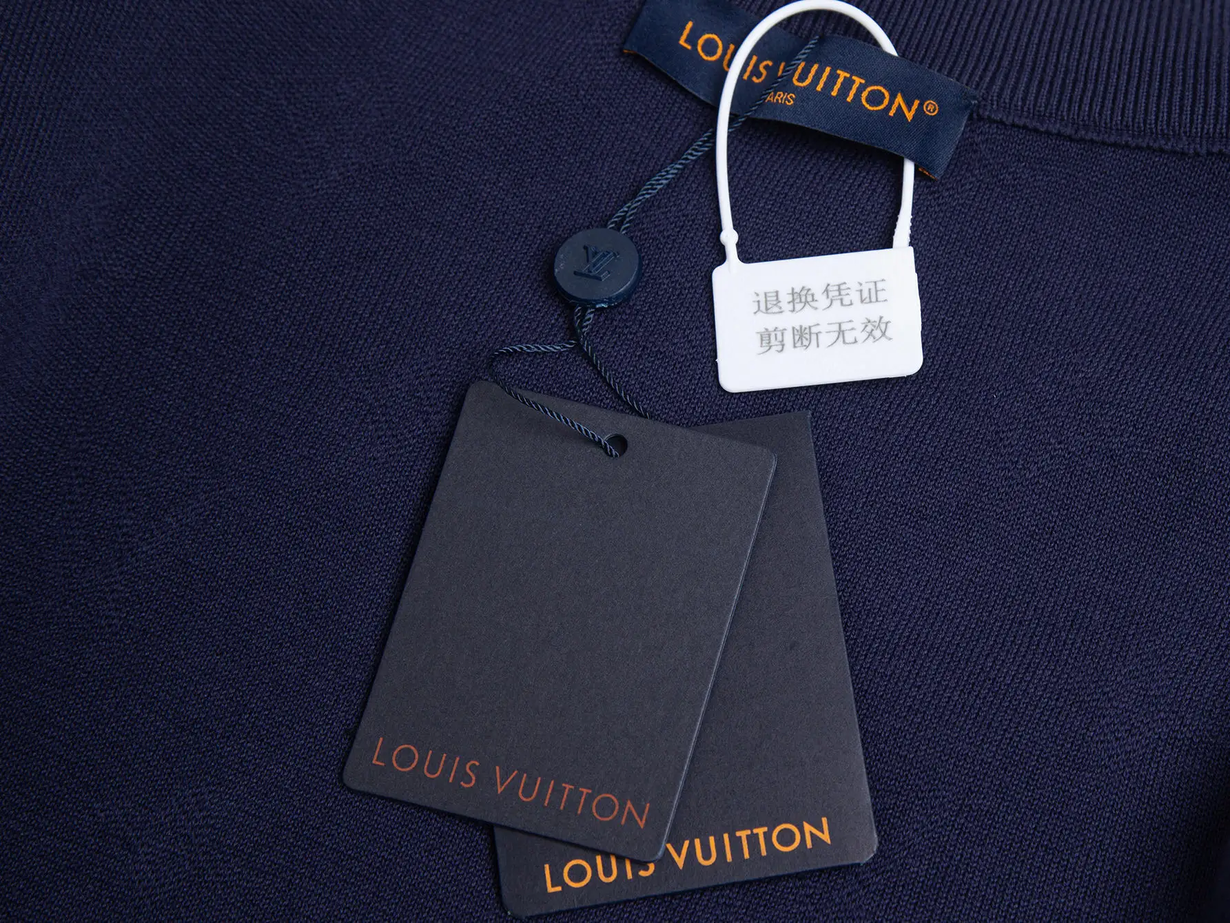 Monogram Embossed Cashmere-Blend Zip-Up Cardigan D28516414 — view 3