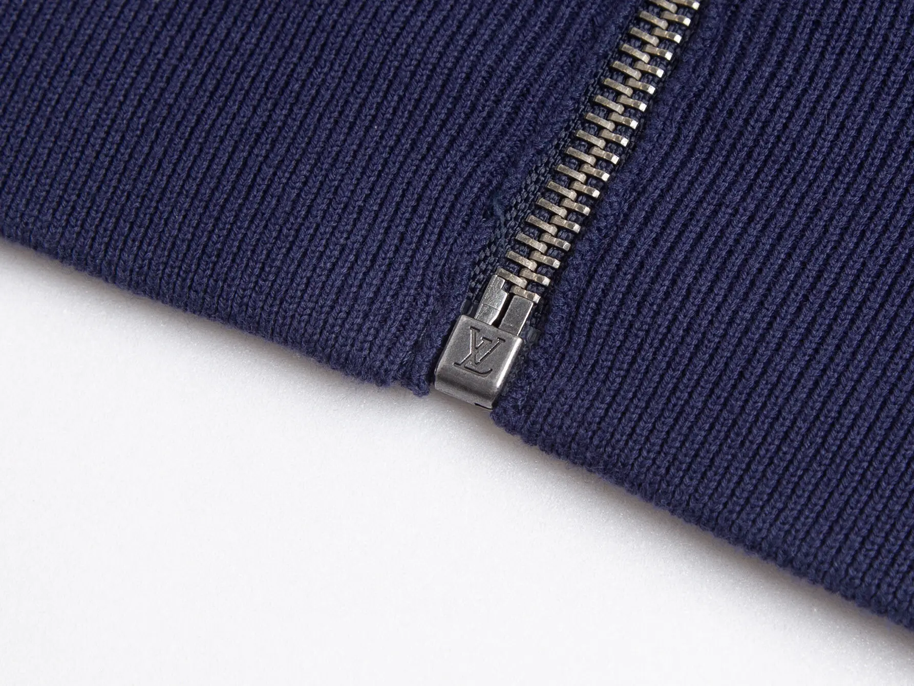 Monogram Embossed Cashmere-Blend Zip-Up Cardigan D28516414 — view 7
