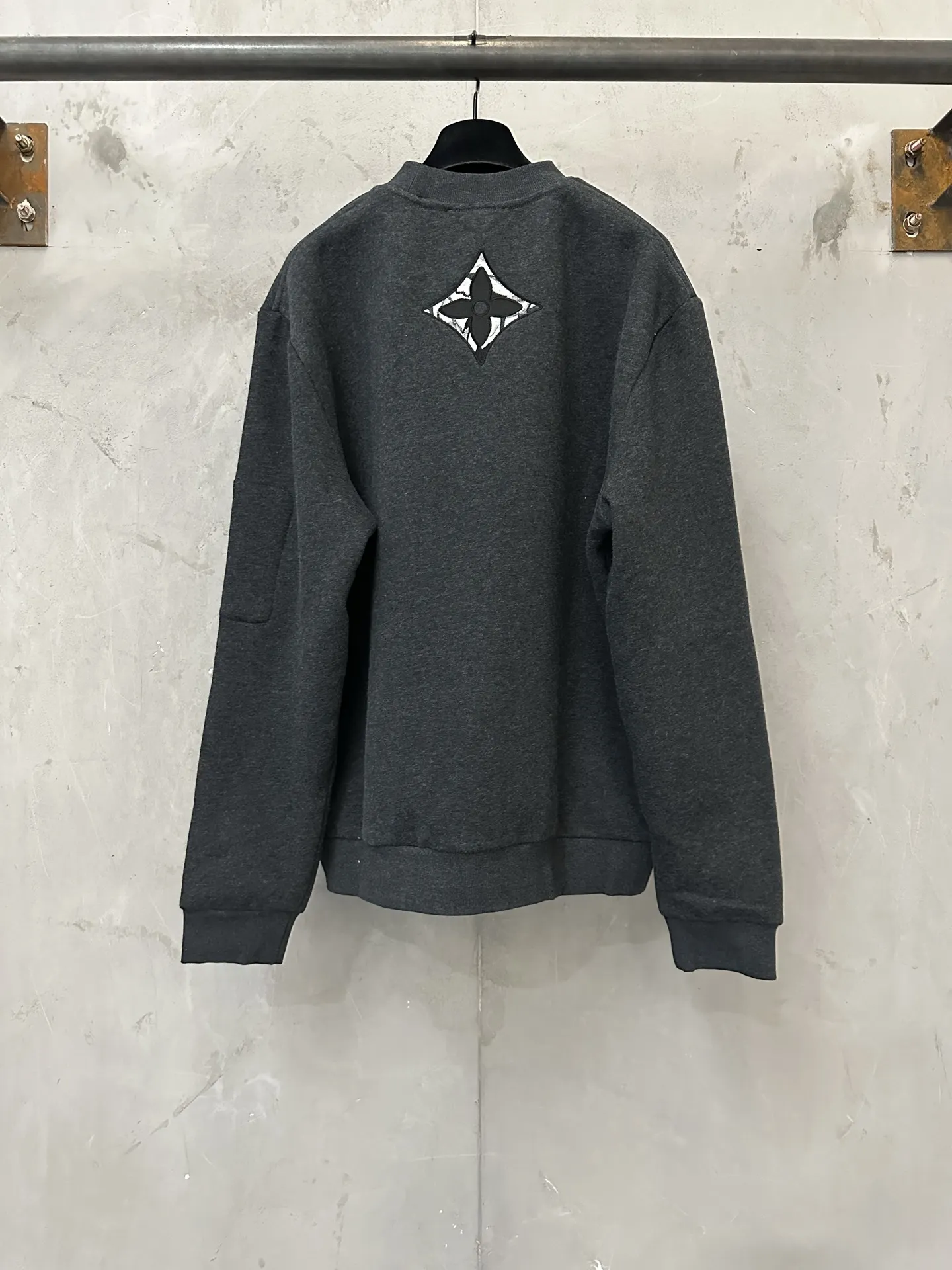 Embroidered Logo Fleece-Back Sweatshirt D28521840 — view 2