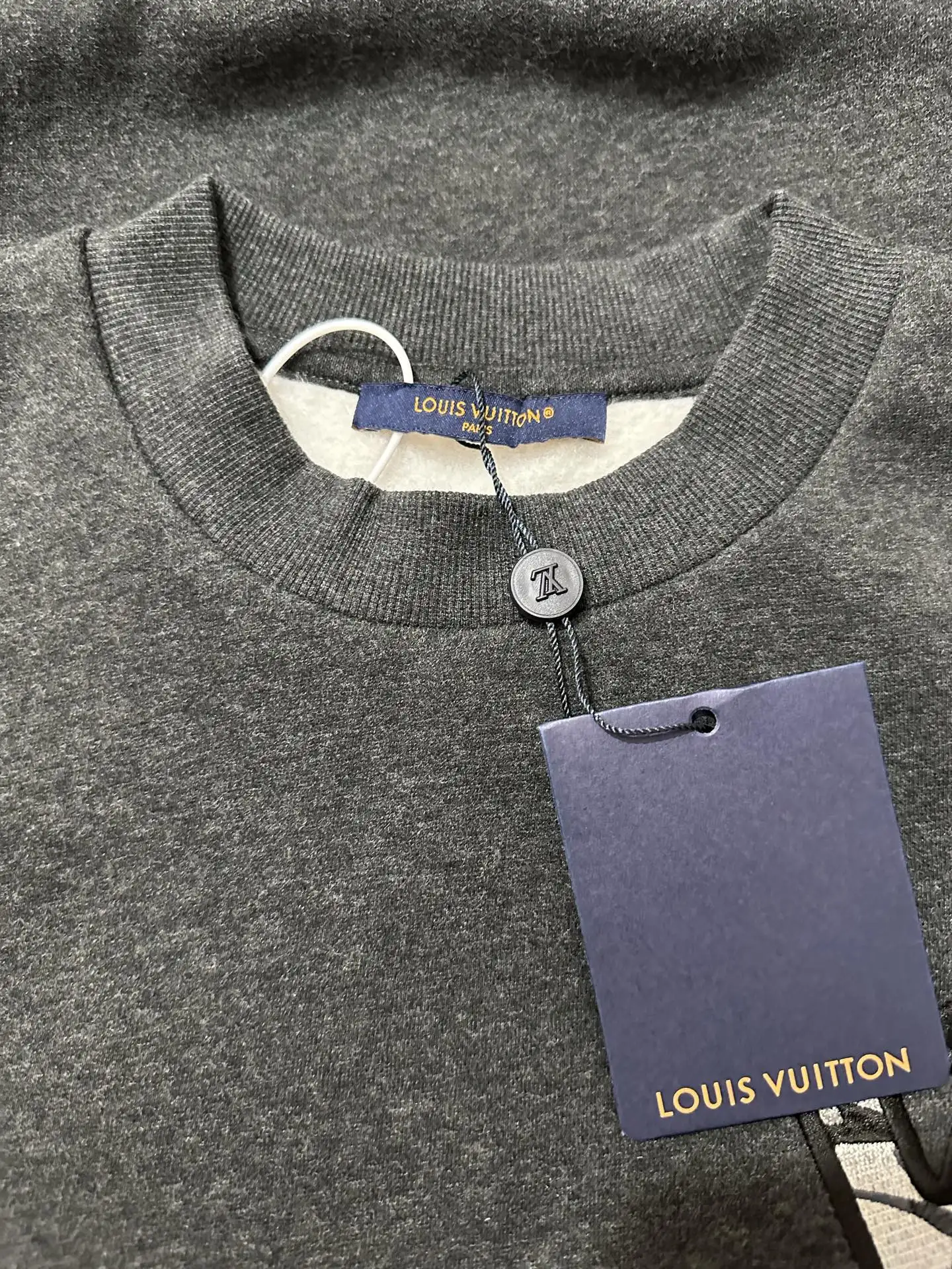 Embroidered Logo Fleece-Back Sweatshirt D28521840 — view 6